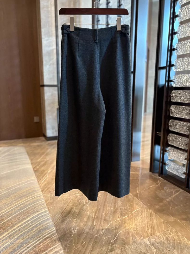 Other LORO PIANA Cashmere wide leg pants Size 26" / US 2 / IT 38 - 2 Thumbnail