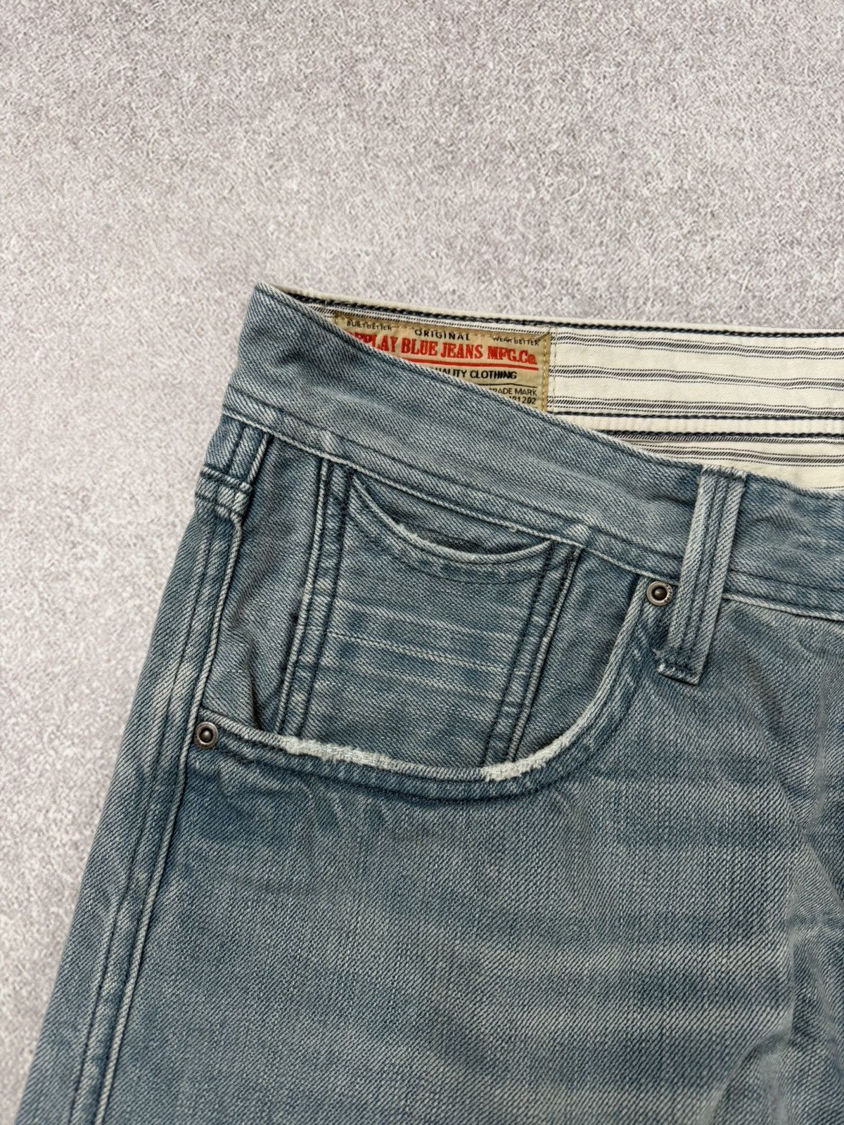Replay Replay Moresk Denim Jeans Blue Men’s Size 33 Size US 33 - 6 Thumbnail