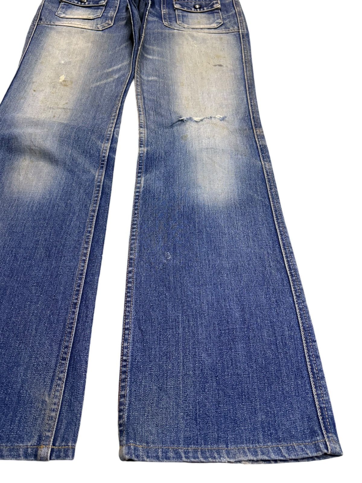 Lee Vintage Japanese Lee Riders Mud Wash Bush Flare Jeans Size US 29 - 7 Thumbnail
