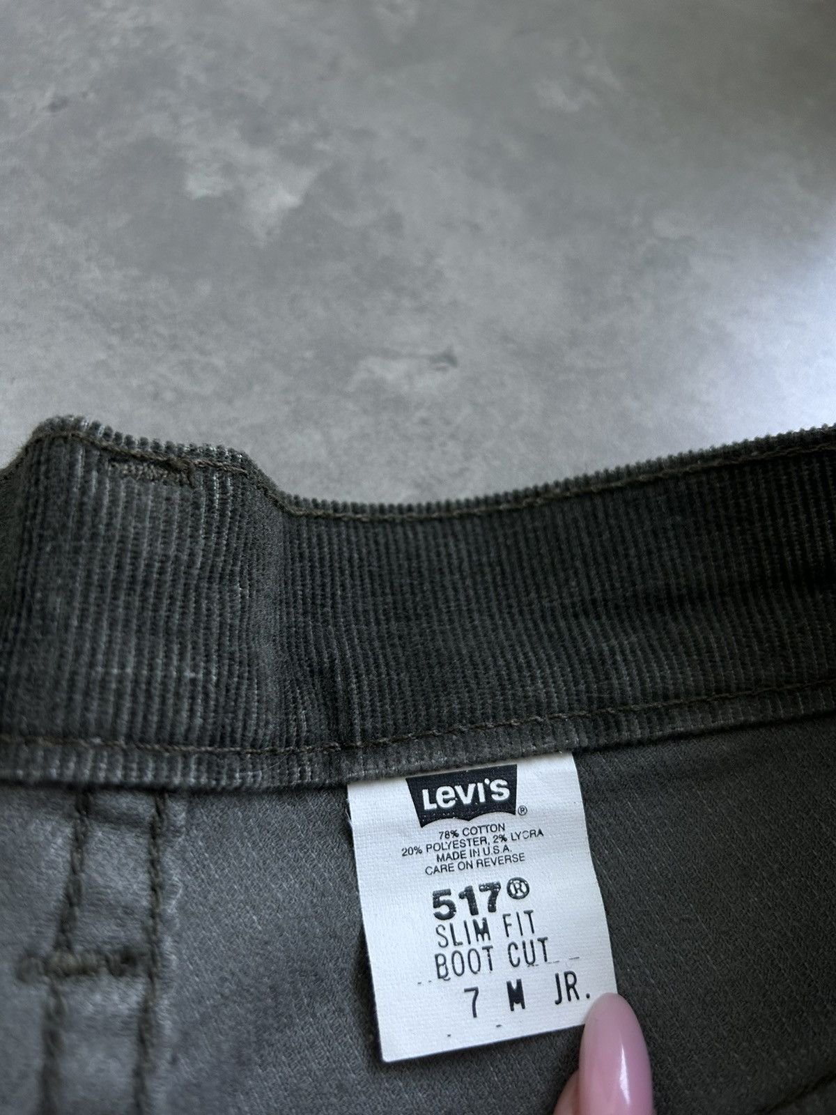 Levi's × Levi's Vintage Clothing Levi’s made in USA velvet jeans vintage rare Size 28" / US 6 / IT 42 - 6 Thumbnail