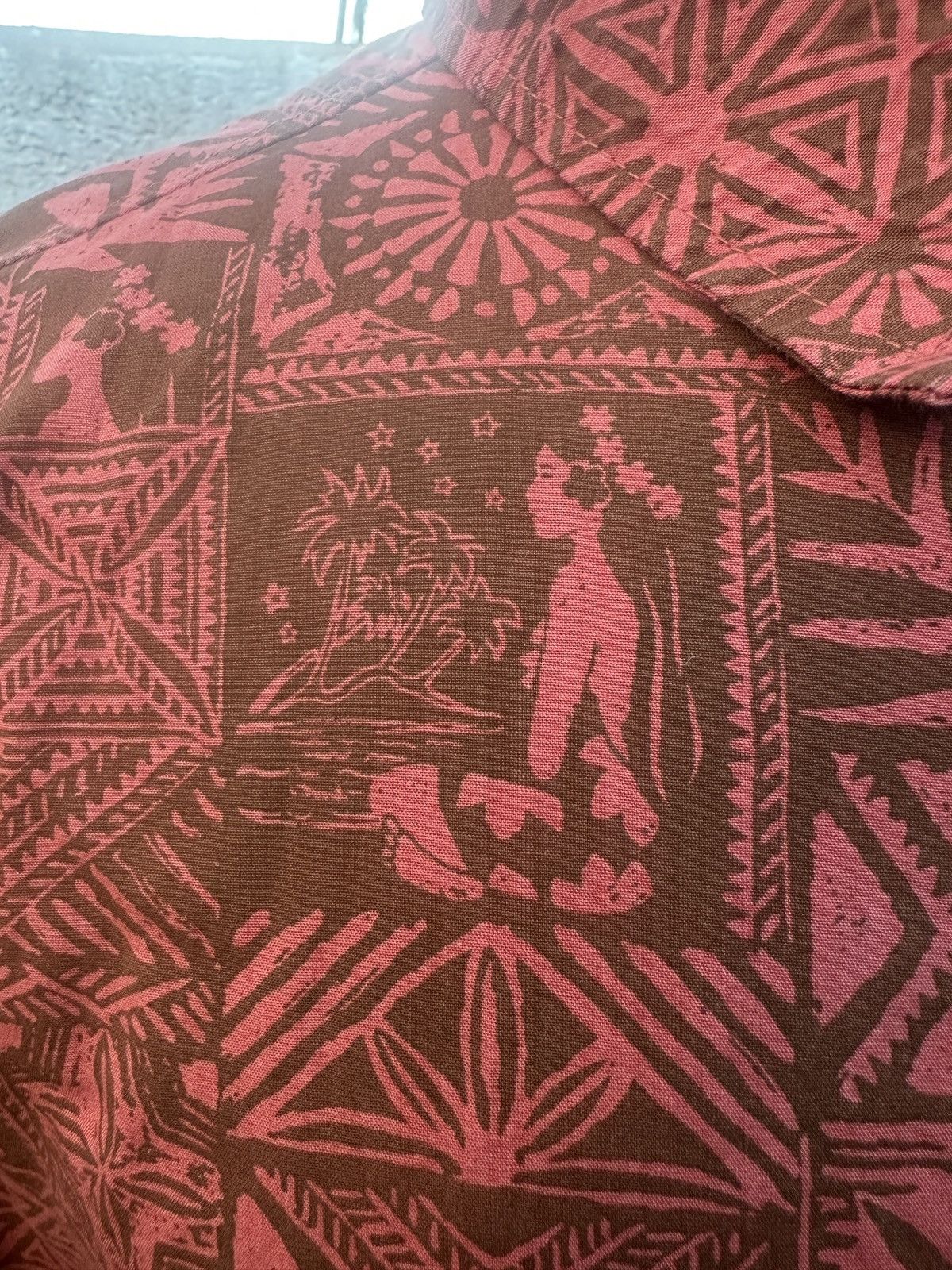 Other PreOwned Hinano Tahiti Shirt Men's L Red Hawaiian Size US L / EU 52-54 / 3 - 4 Thumbnail