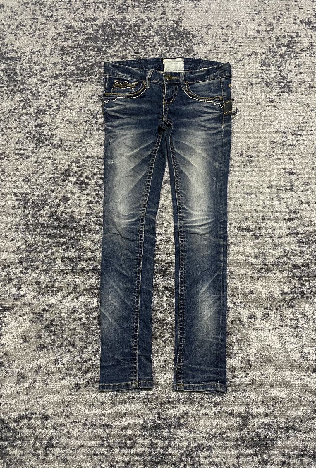 If Six Was Nine × Japanese Brand Y2k Lolita ifsixwasnine skinny jeans Size 29" - 2 Thumbnail