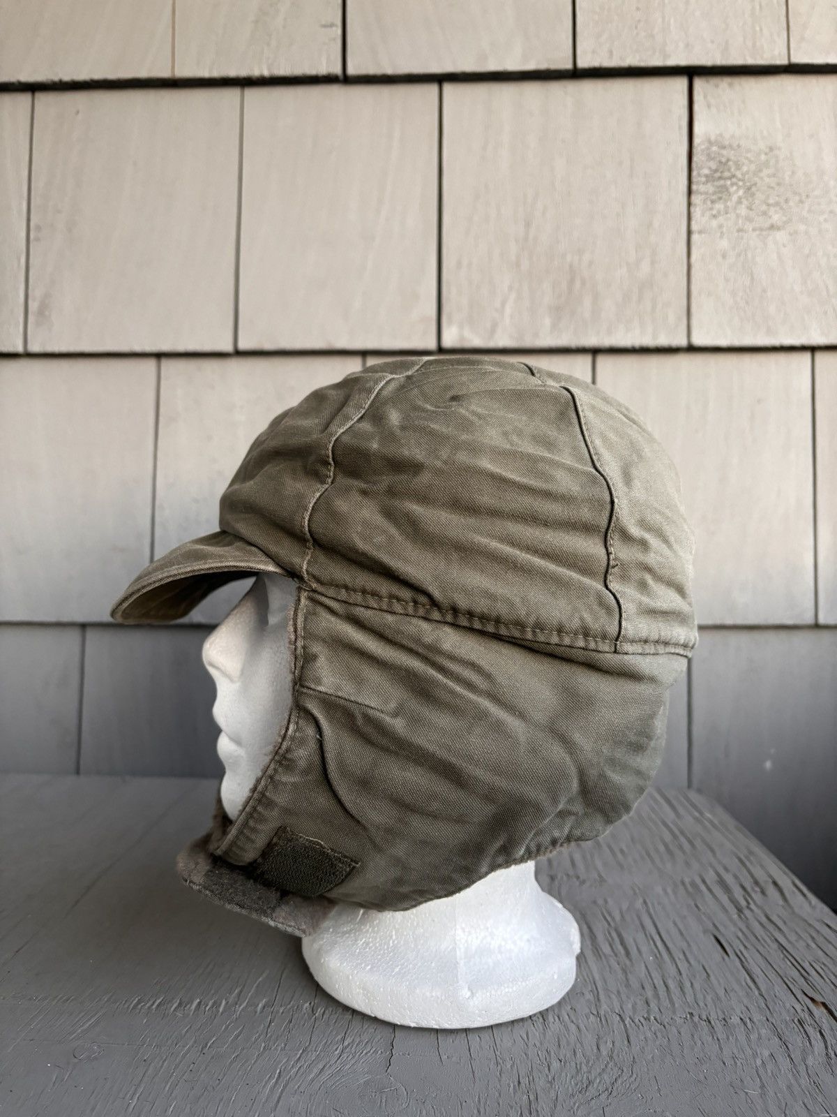 Vintage 80s Vintage German Army Hat Ushanka Trapper Pilot Flap Polar Size ONE SIZE - 4 Thumbnail