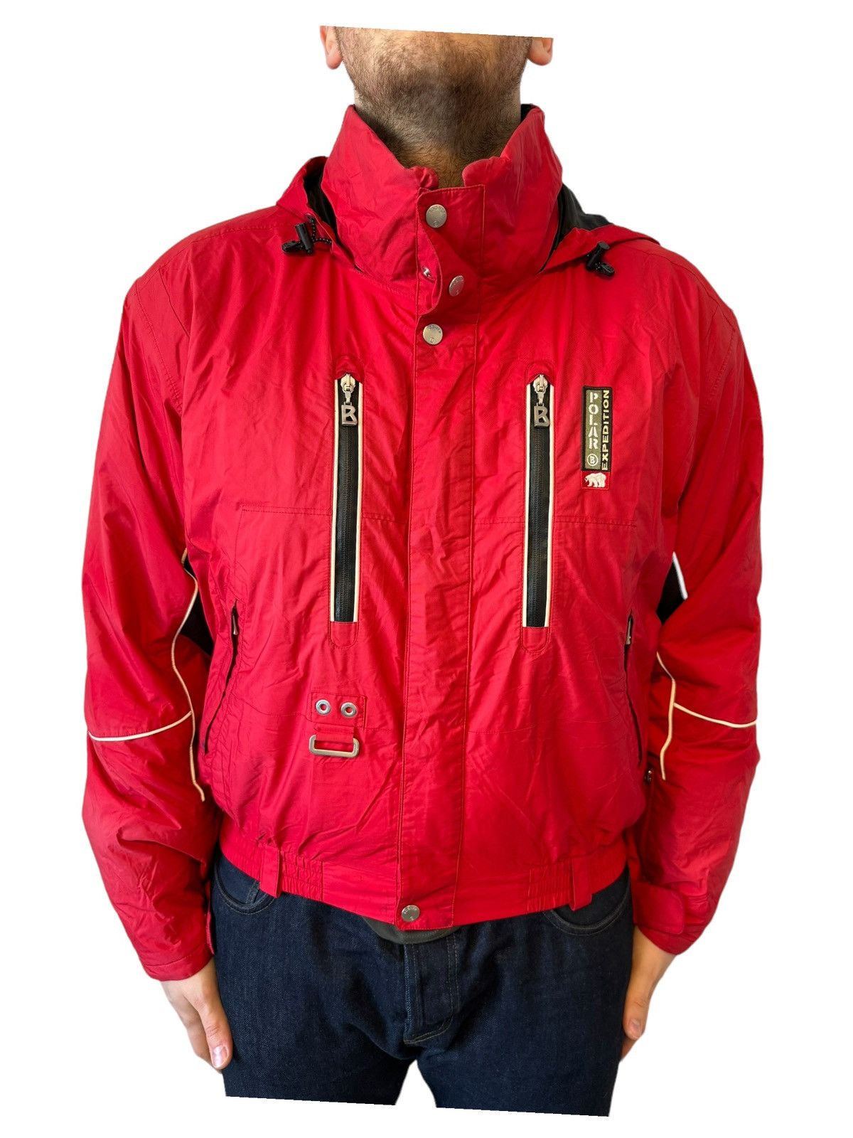 Image of Bogner Polar Expedition Ski Winter Snow Jacket Large XL in Red, Men's