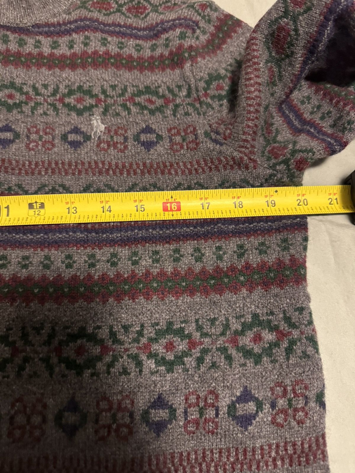 Polo Ralph Lauren Polo Ralph Lauren Size Medium Wool Cashmere Fair Isle sweate Size US M / EU 48-50 / 2 - 3 Thumbnail