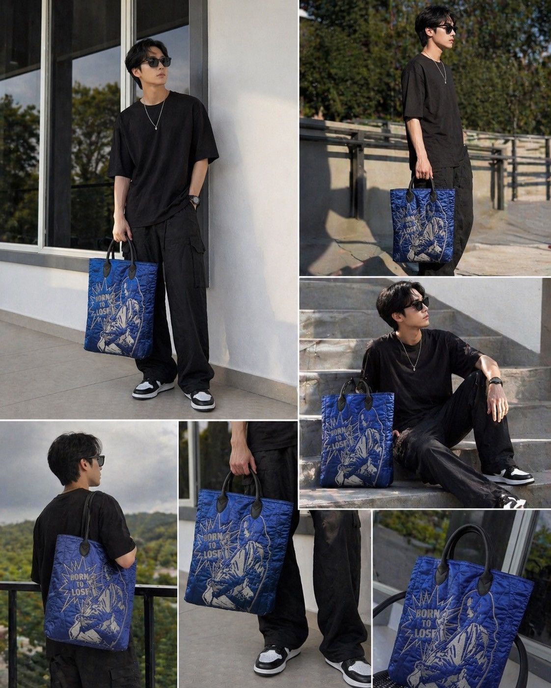 Hysteric Glamour Hysteric Glamour Born To Lose Tote Bag Punk Rock Graphic Size ONE SIZE - 2 Thumbnail