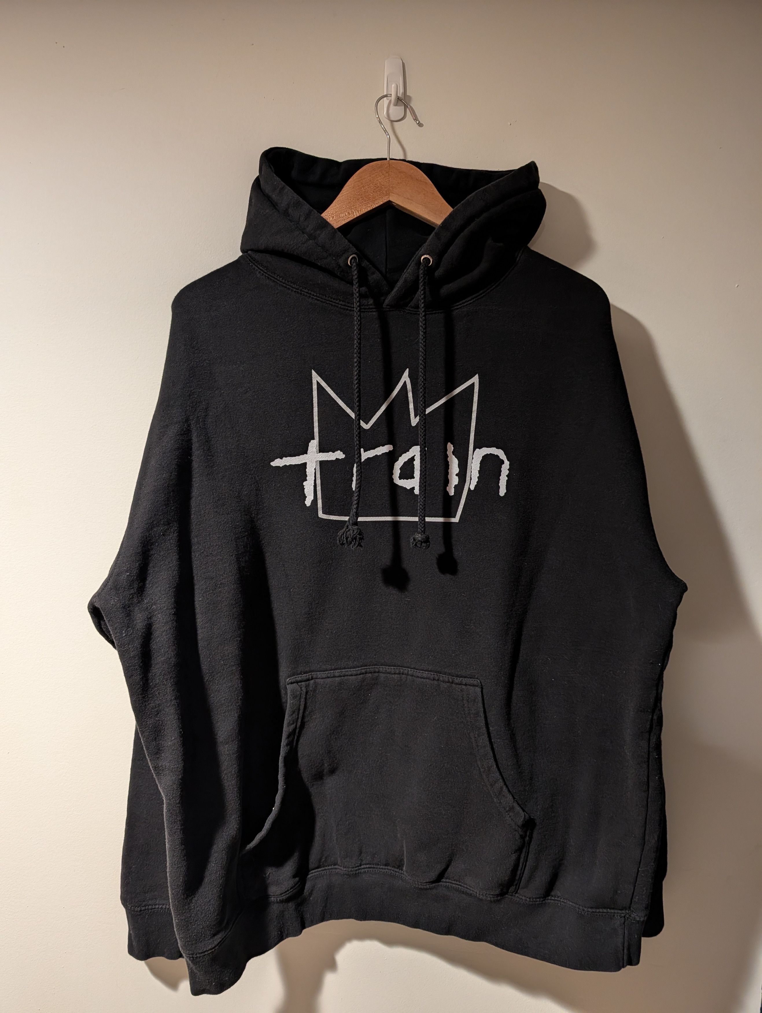 Band Tees Train Rock Band Tour Music Crown Black X-Large Hoodie Size US XL / EU 56 / 4 - 1 Thumbnail