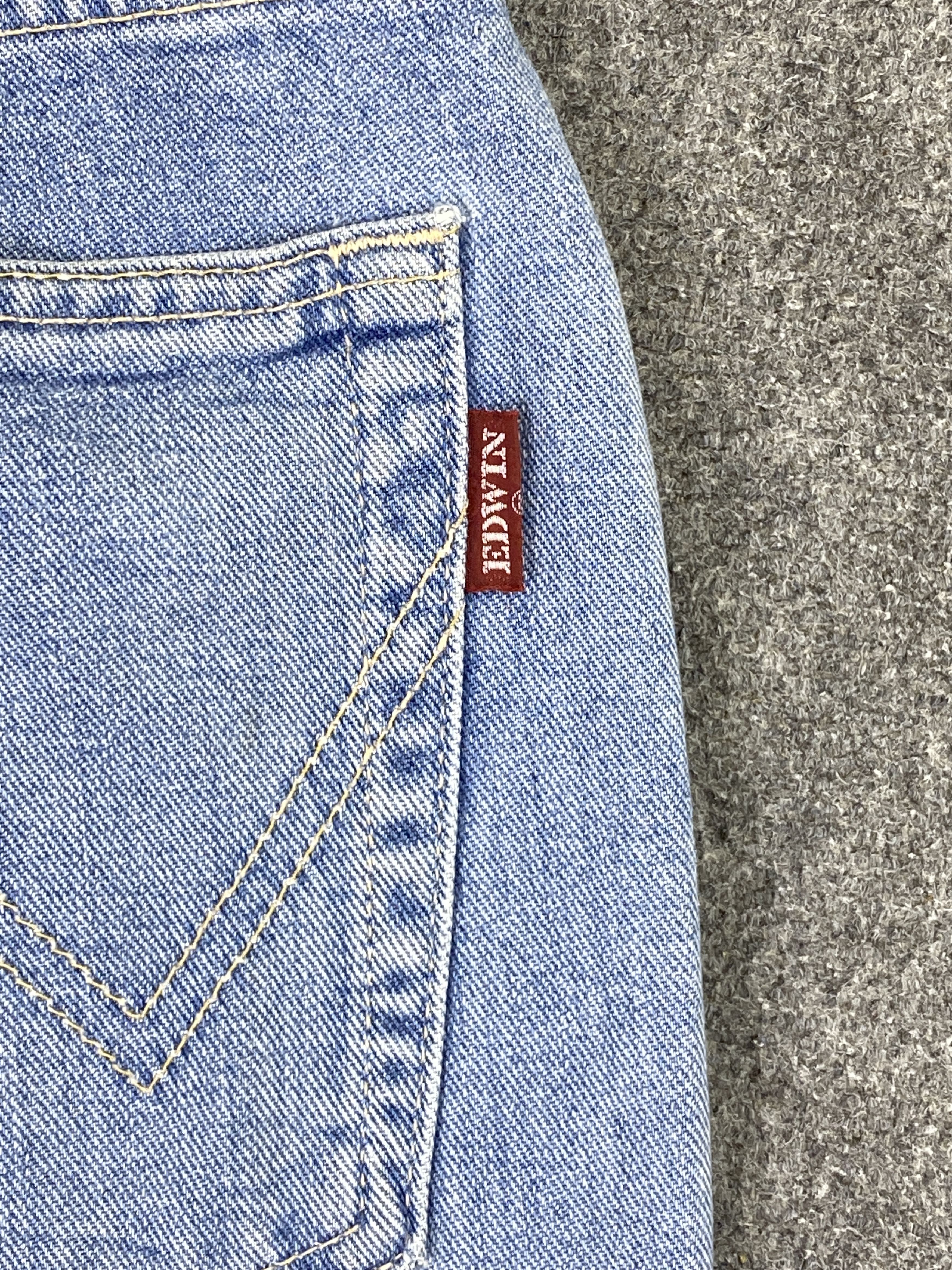 Edwin Vintage Edwin Soft Jeans Light Blue Denim DP2875 Size US 34 / EU 50 - 10 Thumbnail