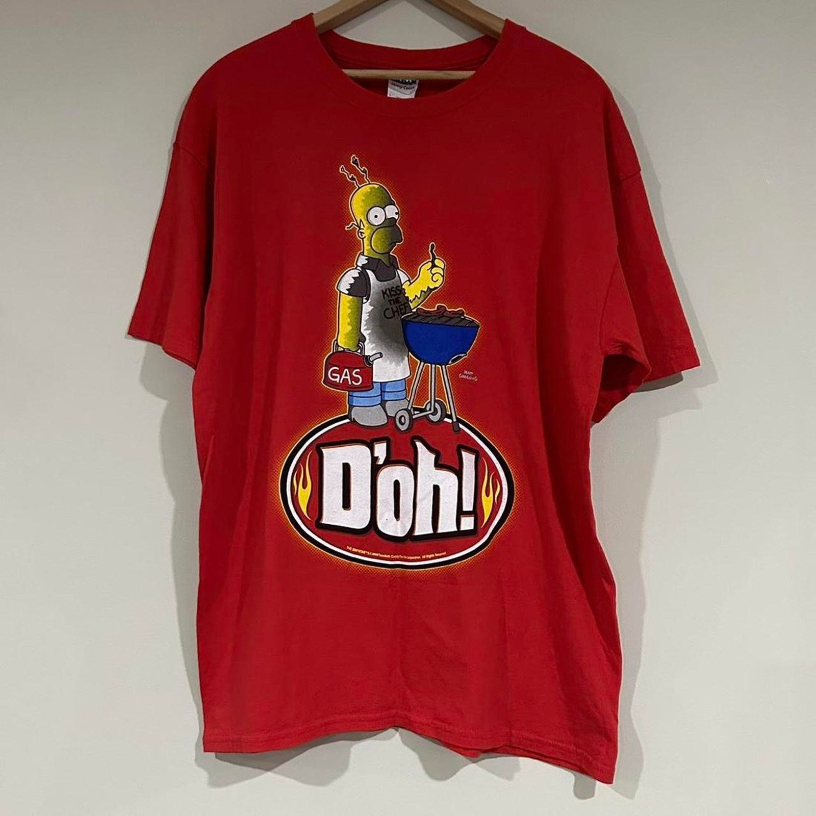 Gildan 2009 Simpson’s Doh Grilling Chef Tee Shirt Size US L / EU 52-54 / 3 - 1 Thumbnail