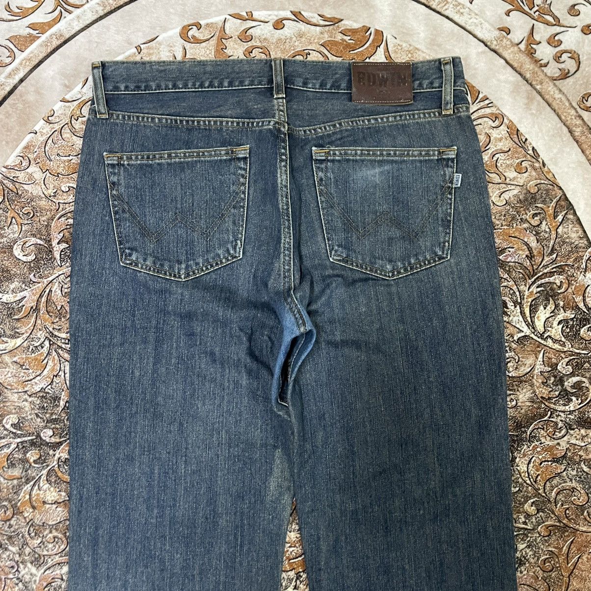 Edwin 🔥Vintage Edwin 403 Stoned Washed Ripped Denim Jeans Size US 35 - 5 Thumbnail