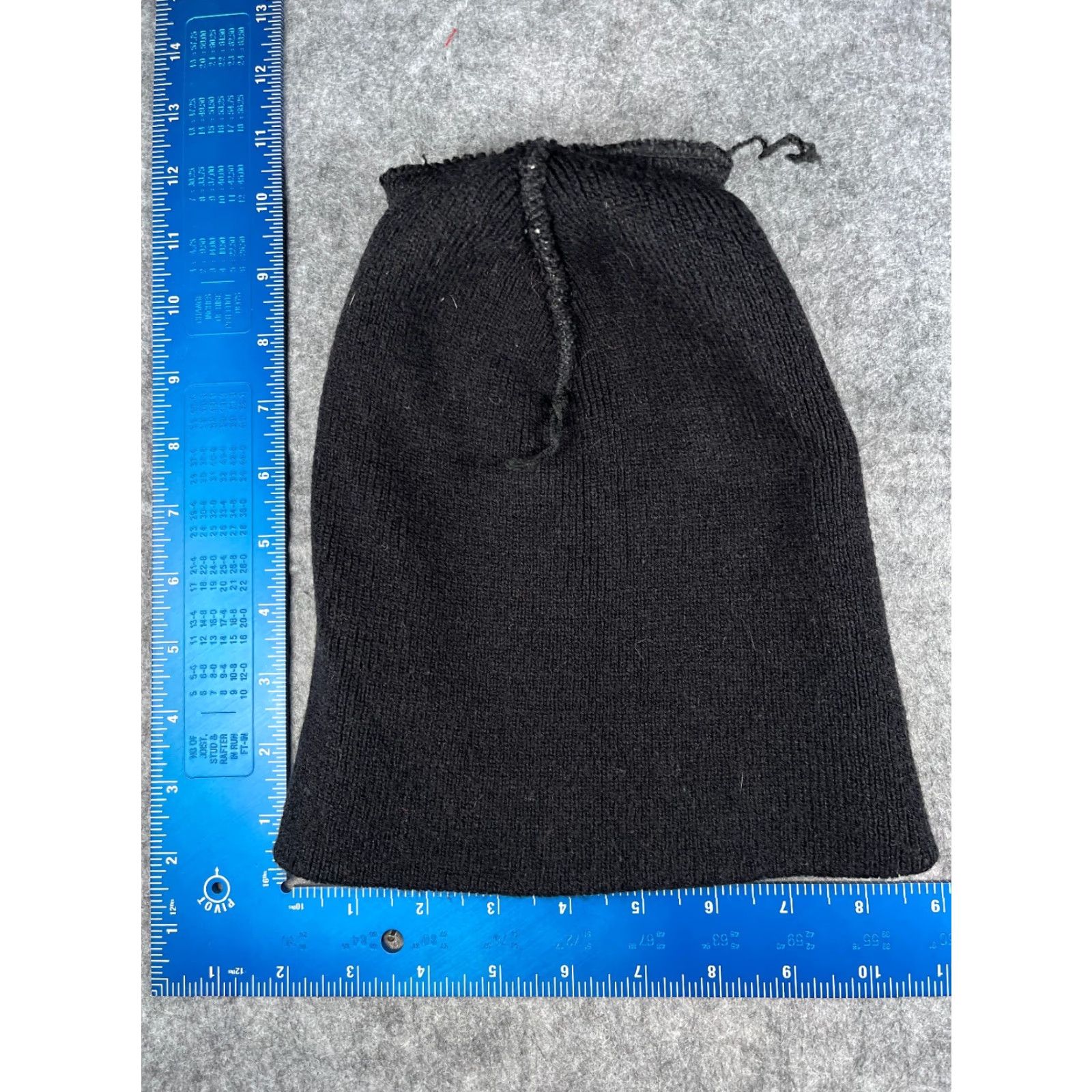 Vintage Beanie Adult One Size Black Knit 100% Acrylic Winter Snow Ski Campw Unbranded Unisex Beanie Size ONE SIZE - 4 Thumbnail