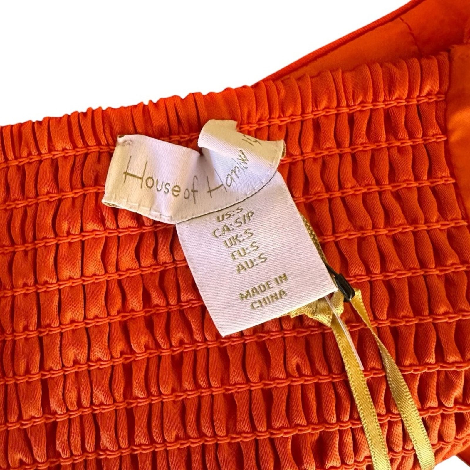 House of Harlow NWT House of Harlow 1960 Orange Crop Top – Size S Size S / US 4 / IT 40 - 4 Thumbnail
