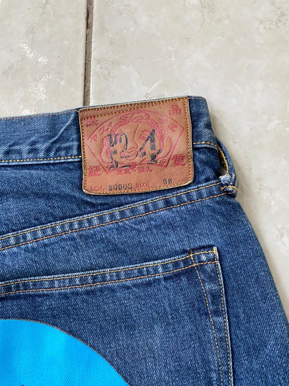 Evisu Evisu Daicock Special Blue No. 4 Lot 2000s Size US 36 / EU 52 - 5 Thumbnail