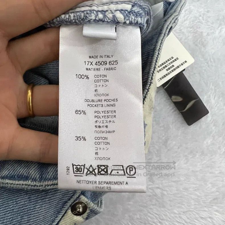 Givenchy Givenchy Size36 Graffiti Star Denim Skirt Size L / US 10 / IT 46 - 4 Thumbnail