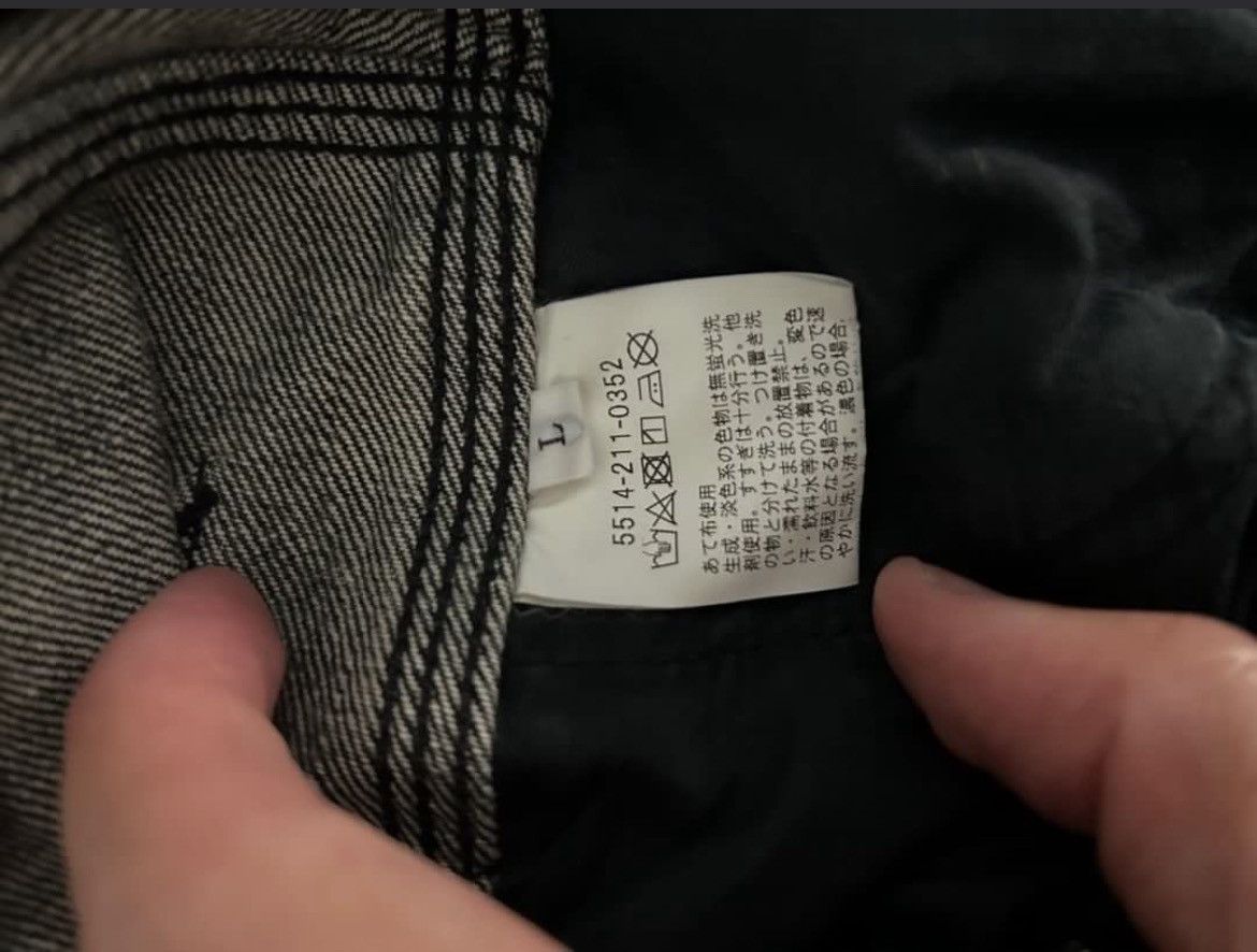 United Arrows United Arrows & Sons Sashiko Black Wash Cropped Jeans Size US 31 - 4 Thumbnail