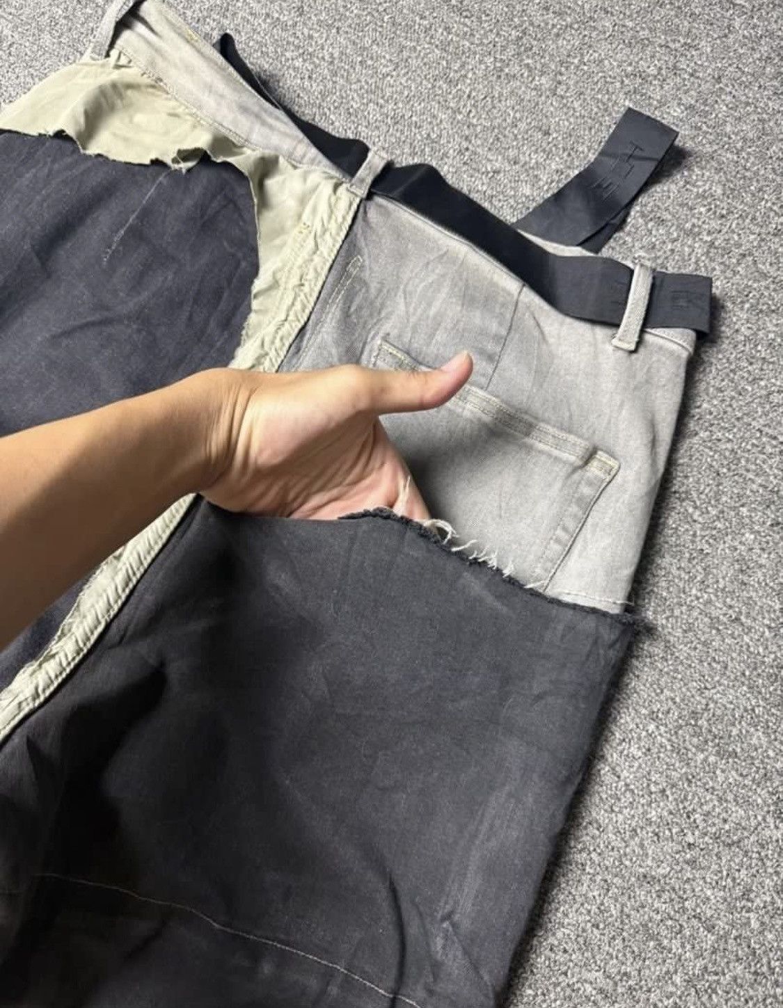 Rick Owens Drkshdw Rick owens flared jeans reconstruction design Size US 32 / EU 48 - 8 Thumbnail