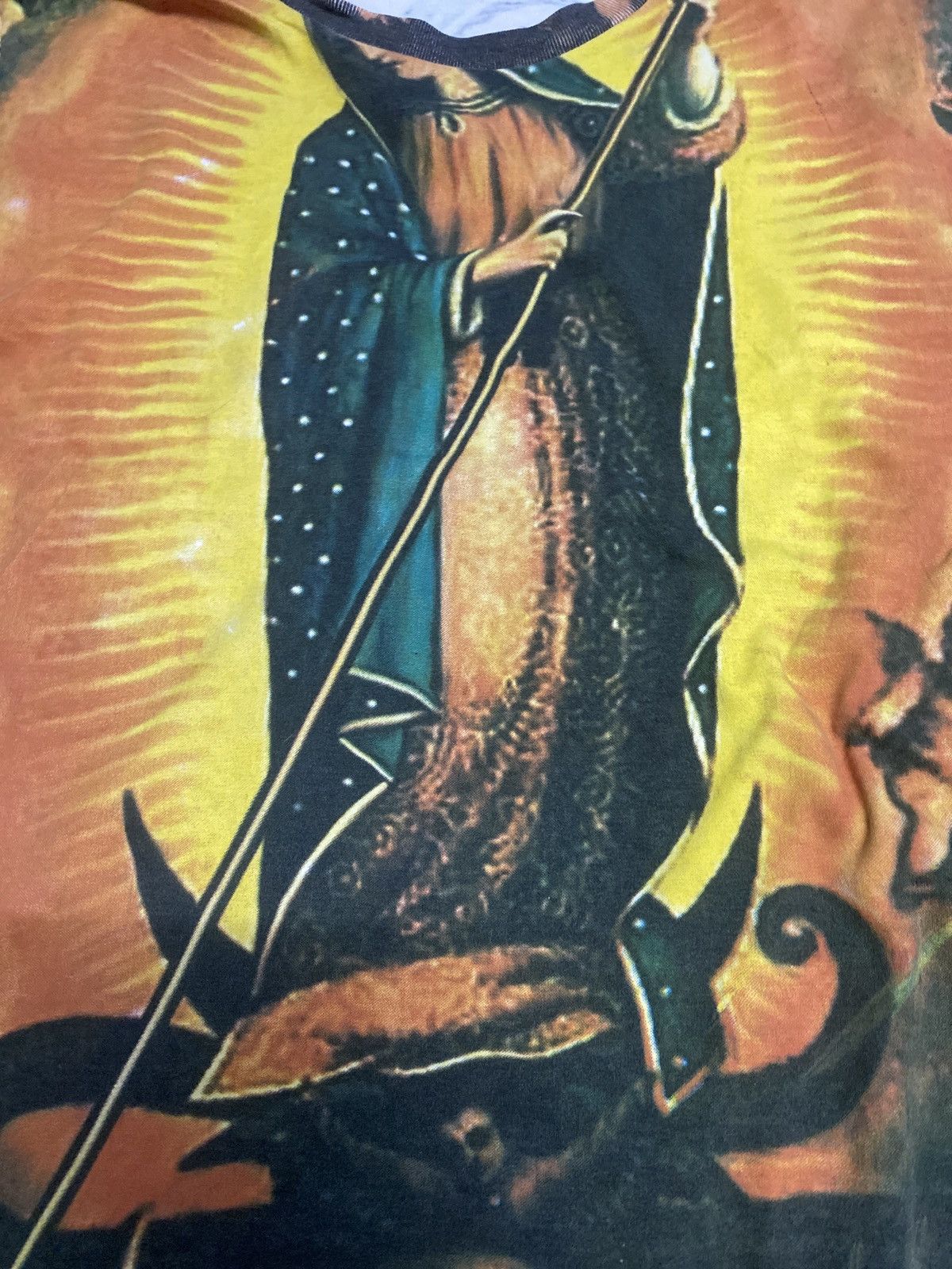 Other Y2K All Over Print Virgin Mary Guadalupe AOP Tee Size US L / EU 52-54 / 3 - 3 Thumbnail