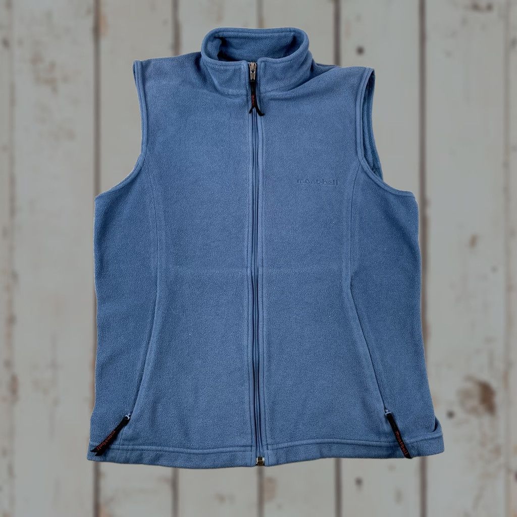 Montbell VINTAGE Mont Bell Fleece Zip-Up Vest Women’s S Blue Made In Japan Aruc Size S / US 4 / IT 40 - 1 Thumbnail