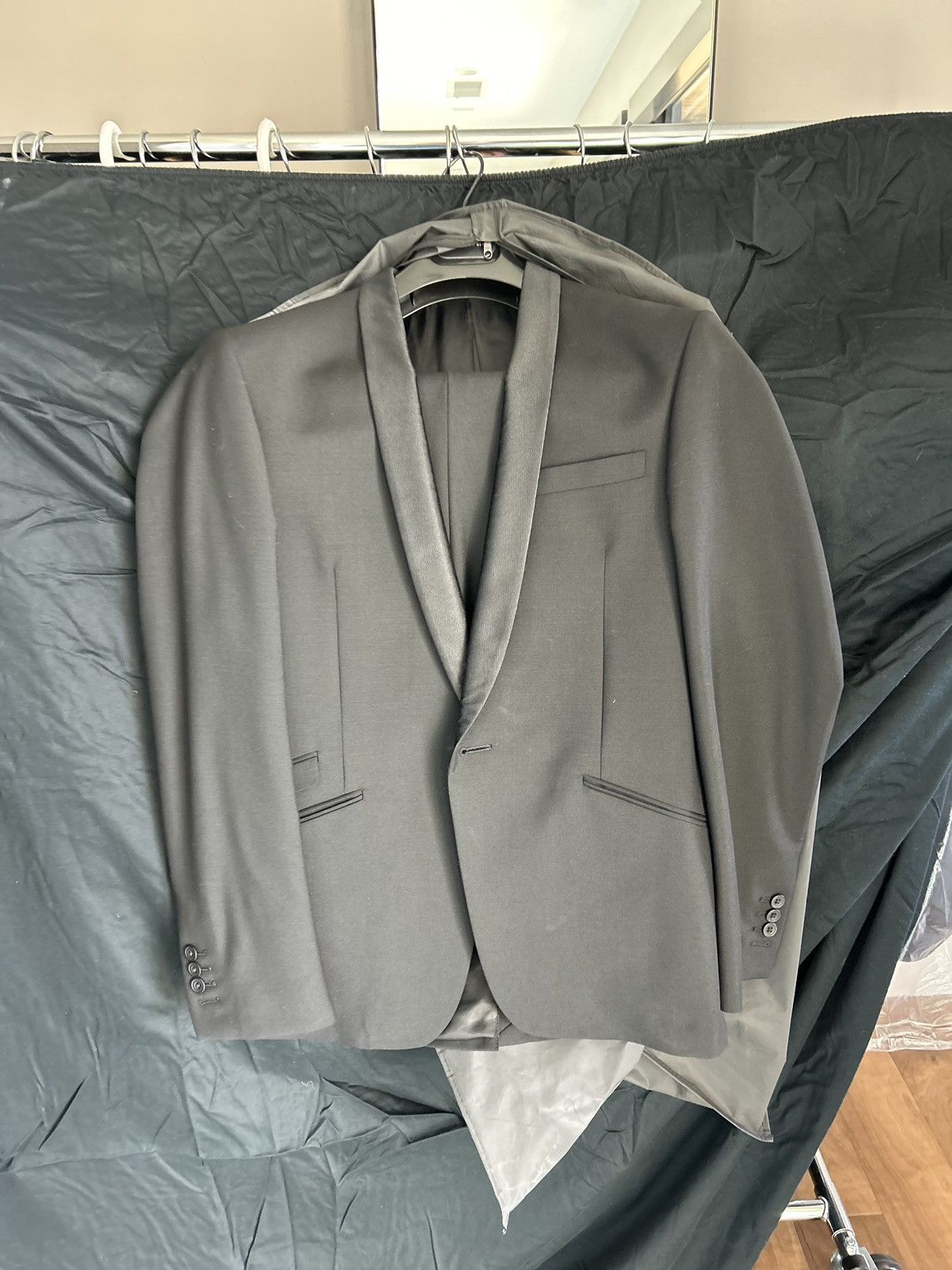 Black tuxedo