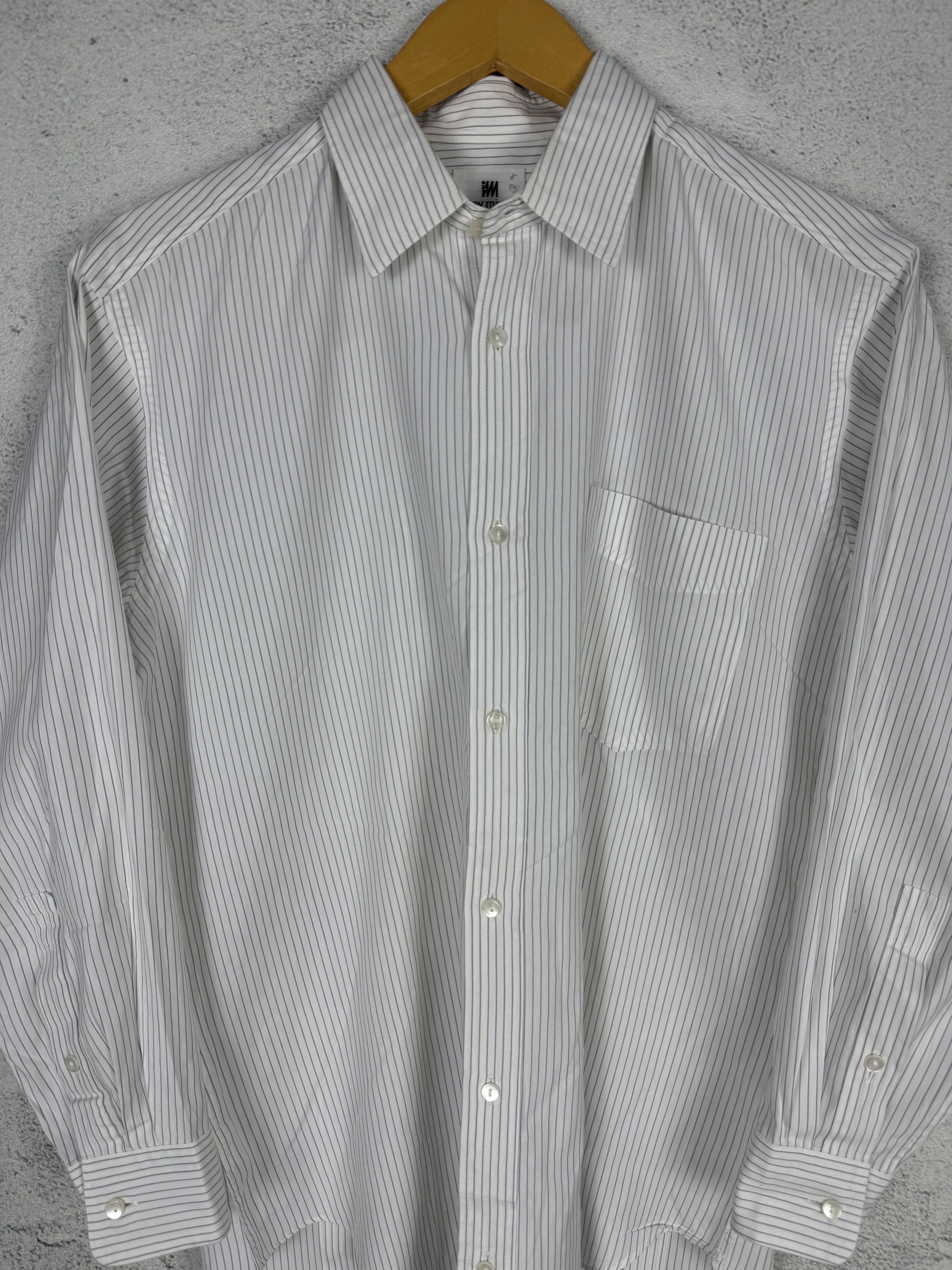 Issey Miyake Vintage Issey Miyake Striped Button Up Shirt Size US S / EU 44-46 / 1 - 3 Thumbnail