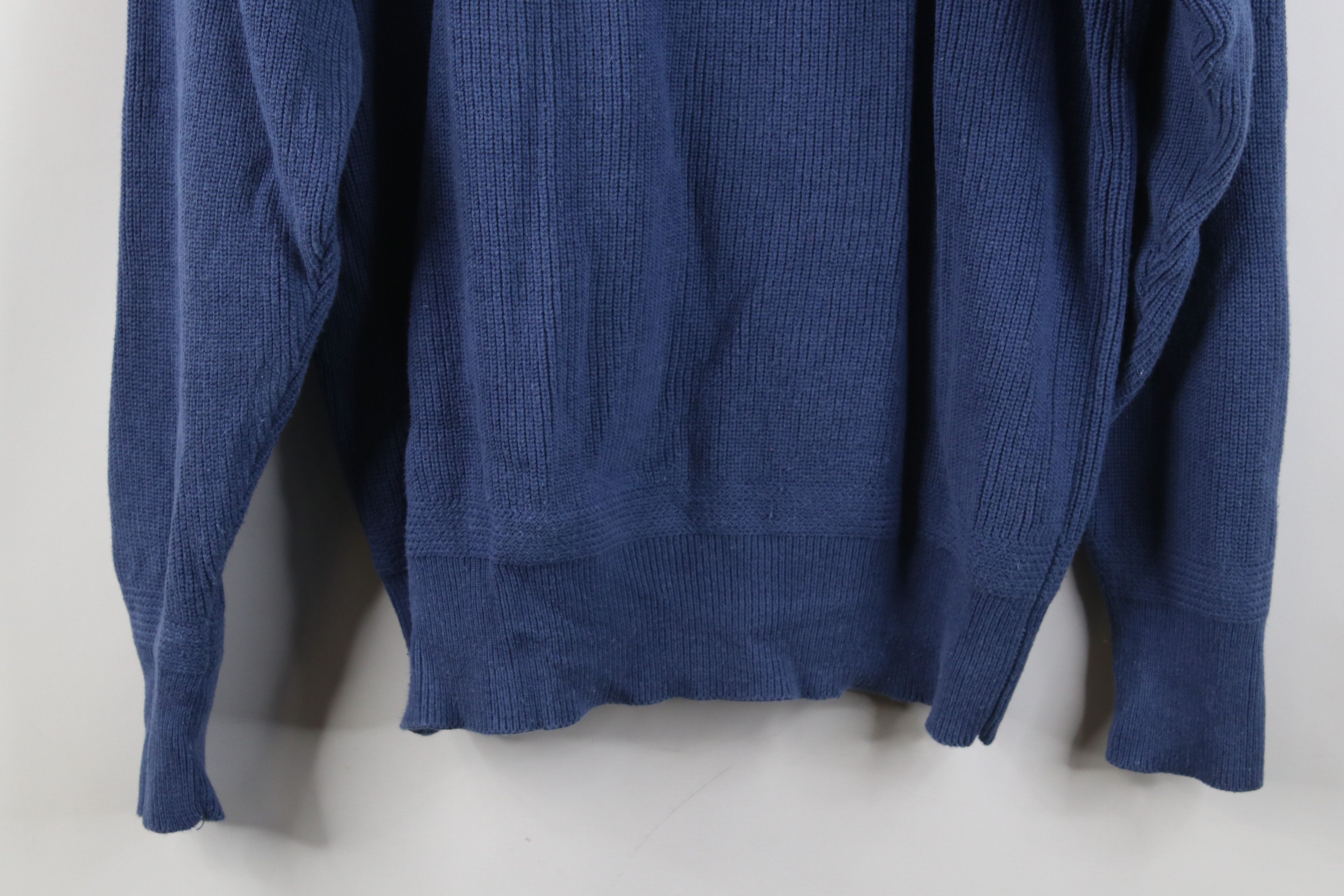 Eddie Bauer Vintage 90s Eddie Bauer Thermal Ribbed Knit Henley Sweater Size US M / EU 48-50 / 2 - 11 Thumbnail