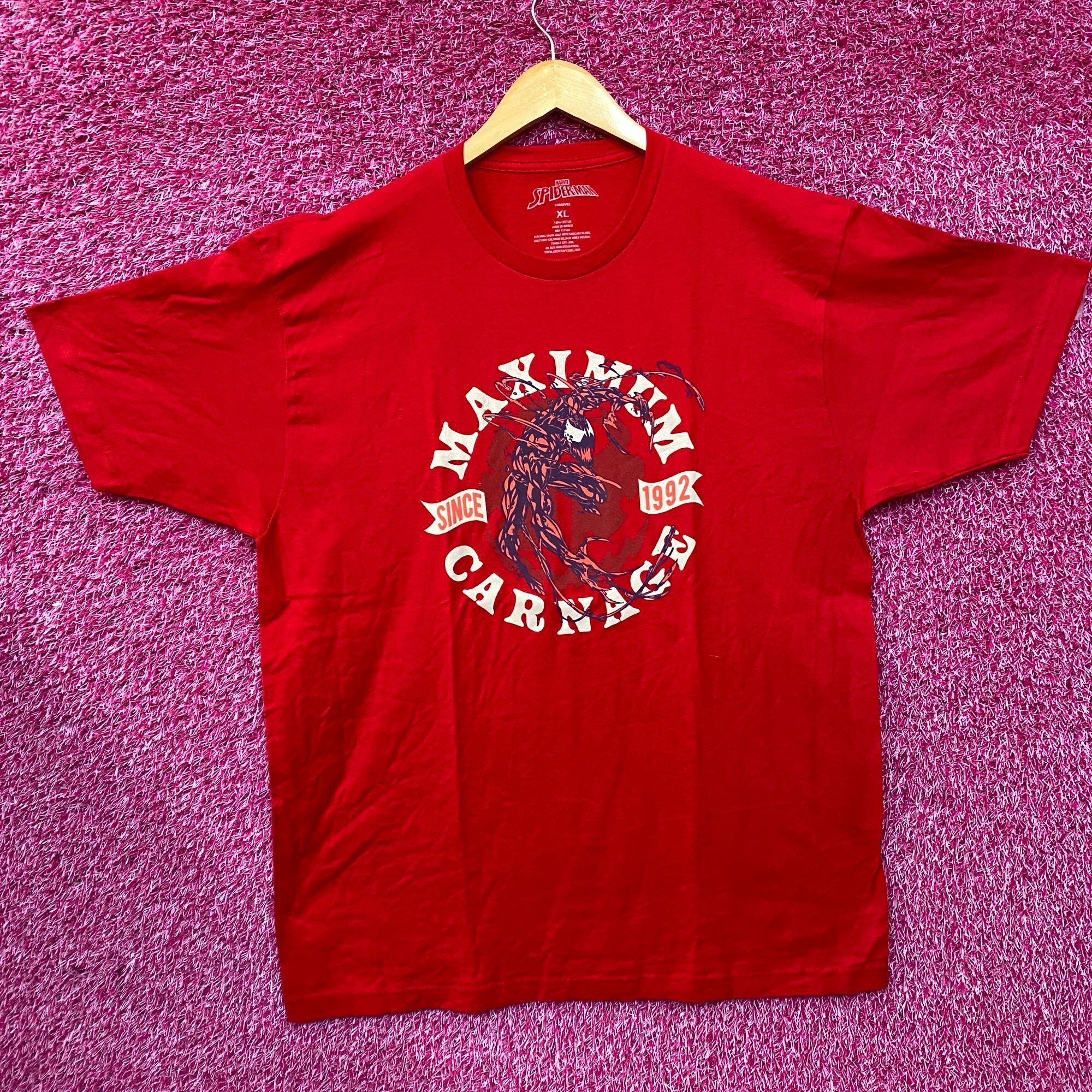 Marvel Comics Marvel Spider-Man Villain Maximum Carnage Red T-Shirt Size X Size US XL / EU 56 / 4 - 3 Thumbnail
