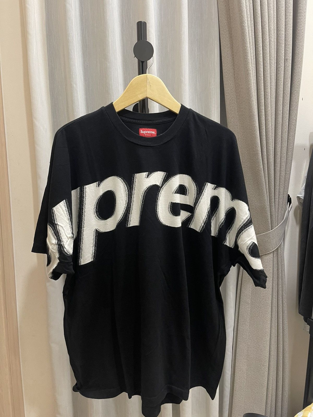 Supreme Intarsia S/S Top Black