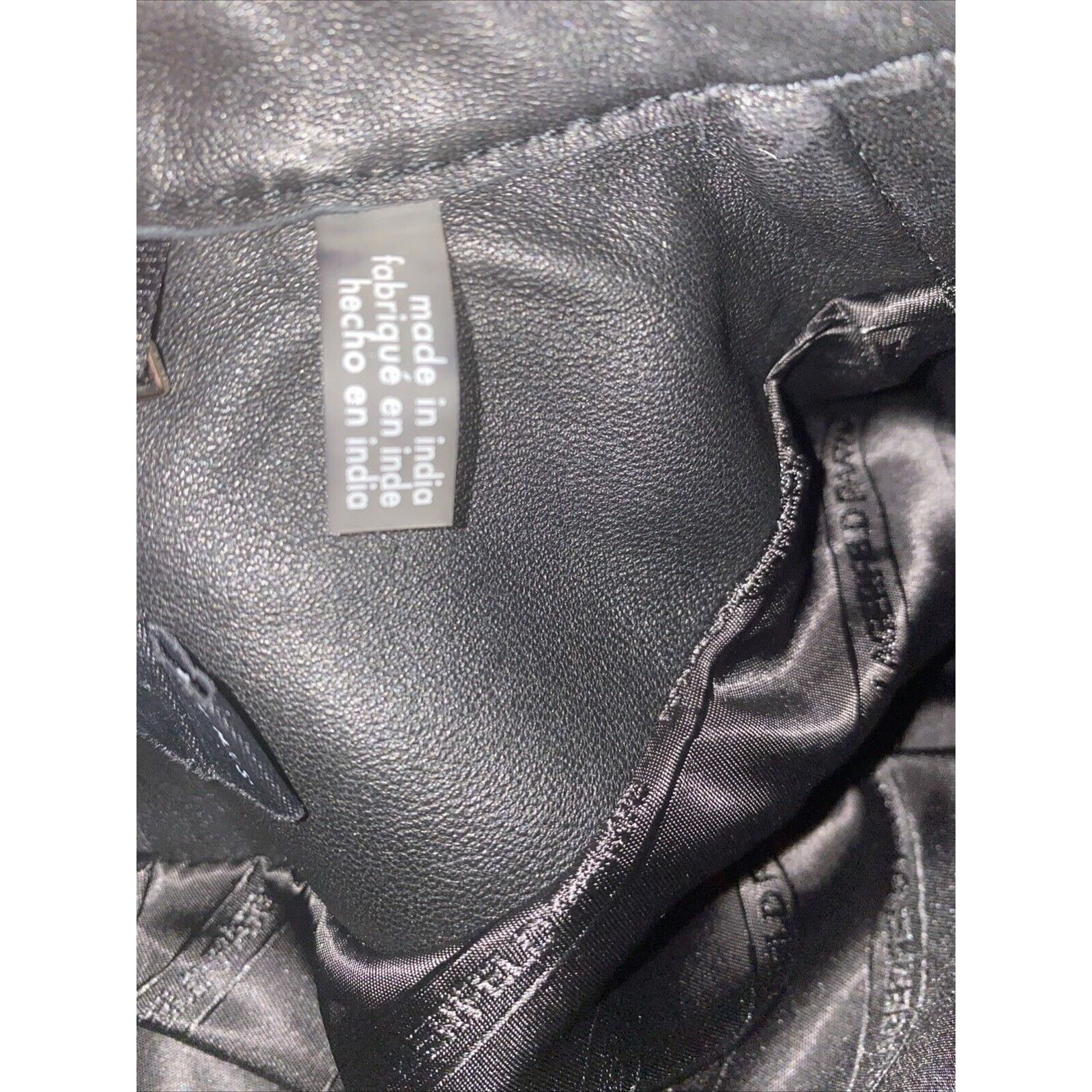 Karl Lagerfeld KARL LAGERFELD Jacket Womens Black Lambskin Leather Small Size S / US 4 / IT 40 - 11 Thumbnail