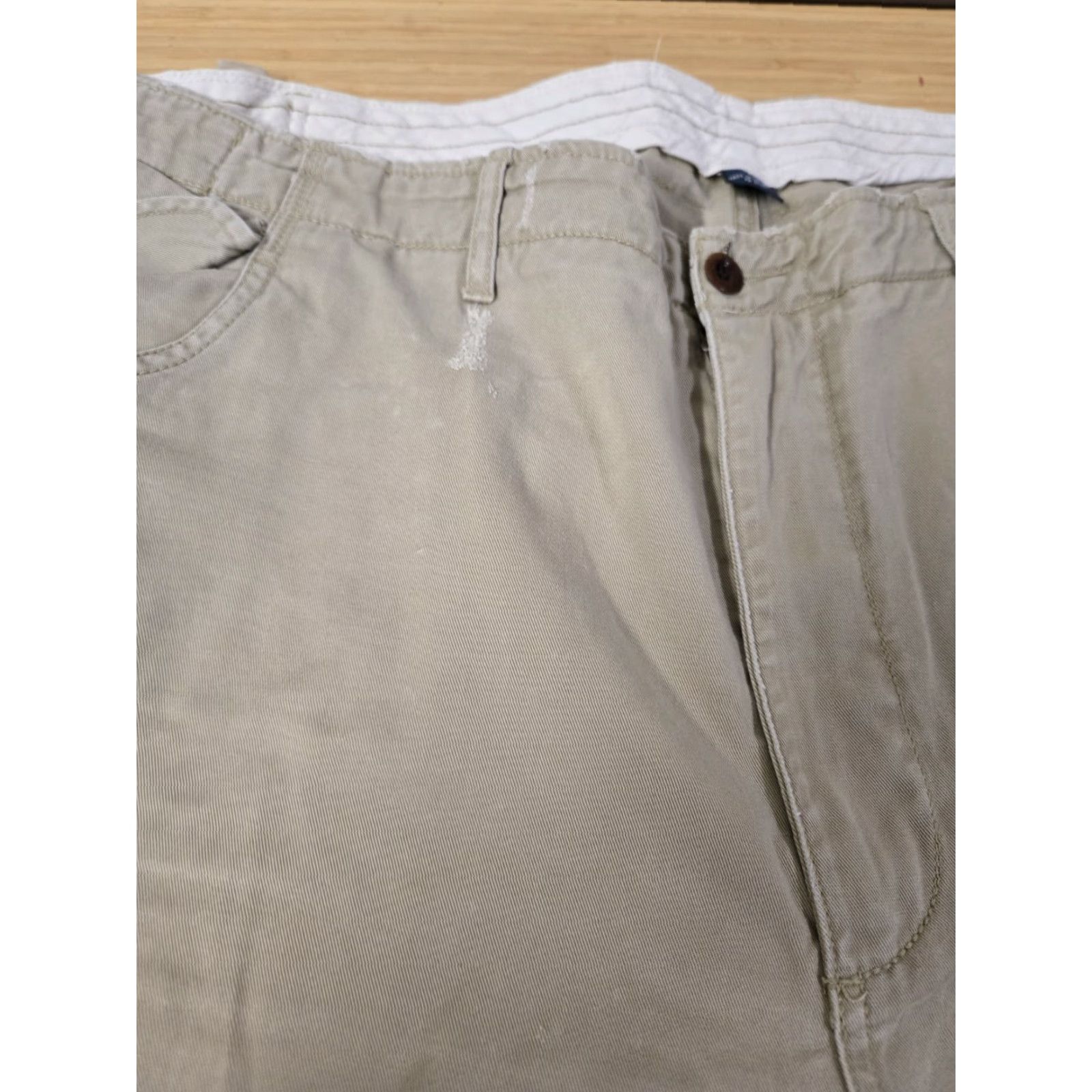 Polo Ralph Lauren VINTAGE Polo Ralph Lauren Cargo Pants Mens 46Bx30 Surplus Utility Military Distressed Cargo Beige 90s Army USA Mens Size US XXL / EU 58 / 5 - 6 Thumbnail