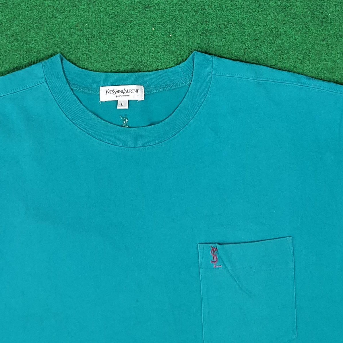 Yves Saint Laurent Vintage Yves Saint Laurent YSL Designer Tshirt C239N21 Size US L / EU 52-54 / 3 - 2 Thumbnail