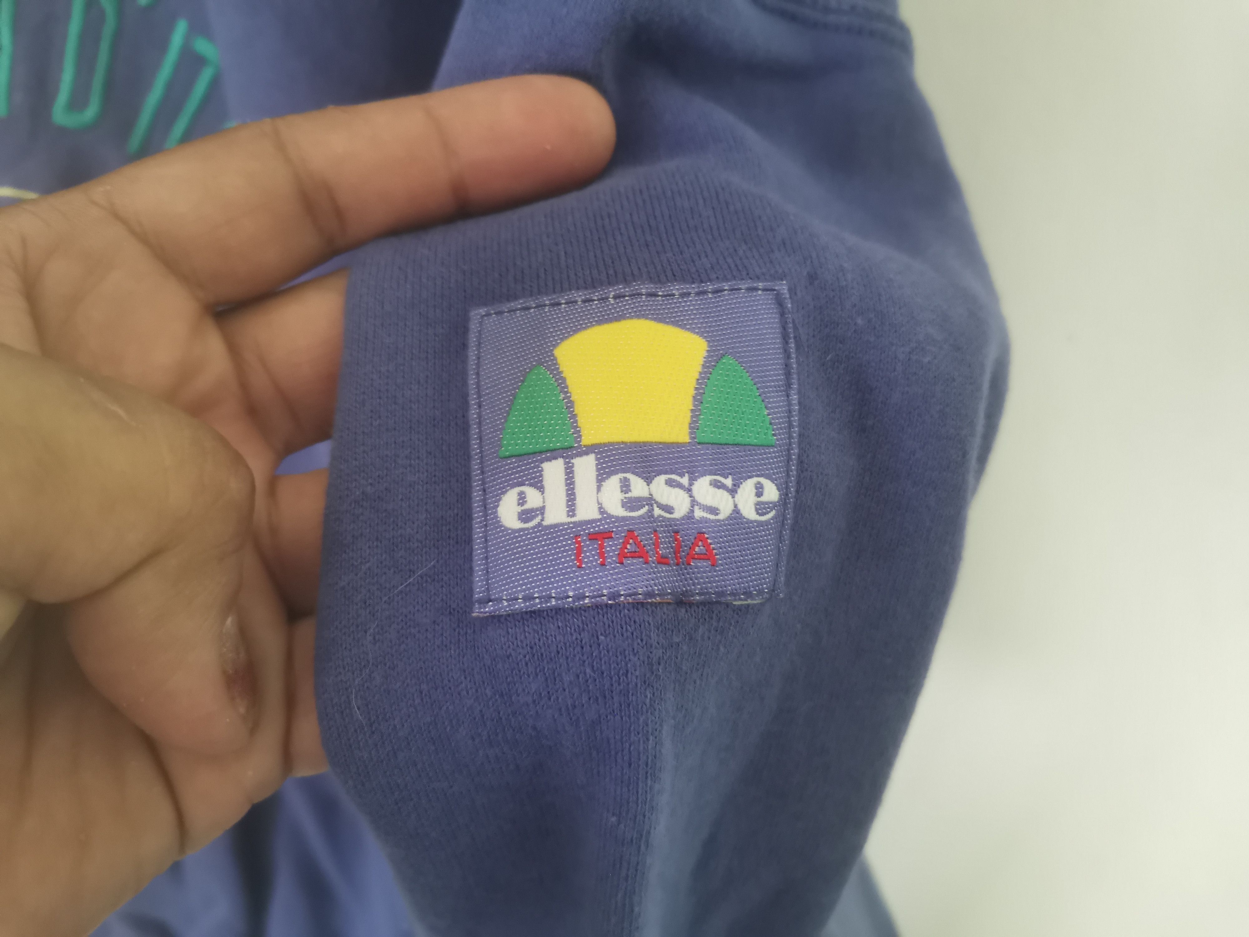 Ellesse × Vintage Rare Vintage Ellesse sweatshirt purple colour Size M / US 6-8 / IT 42-44 - 4 Thumbnail