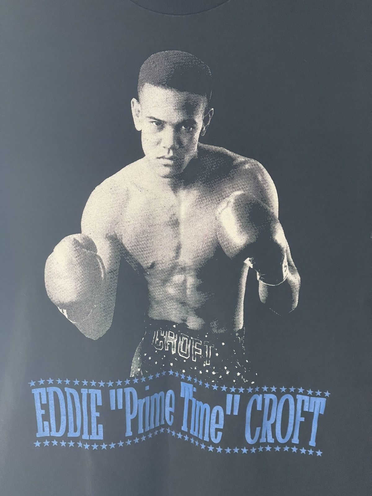 Hanes × Vintage Vintage Eddie “Prime Time” Croft Boxing SS Shirt Size Medium Size US M / EU 48-50 / 2 - 2 Thumbnail