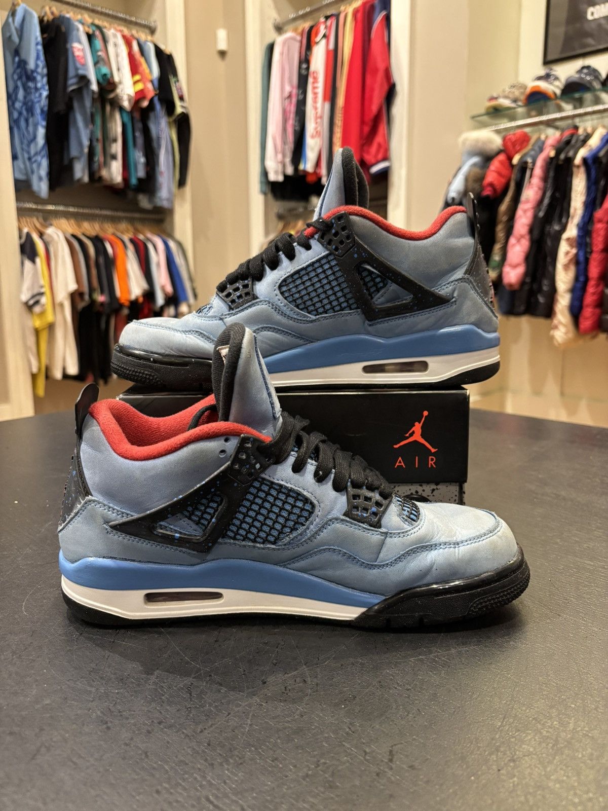 Jordan Brand Jordan Brand X Travis Scott Jordan 4 Retro ‘Cactus Jack’ Size US 8.5 / EU 41-42 - 2 Thumbnail