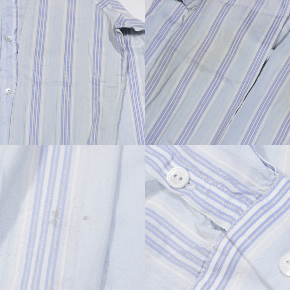 Dolce & Gabbana S/S2005 Logo Striped Shirt Vintage Size US L / EU 52-54 / 3 - 8 Thumbnail