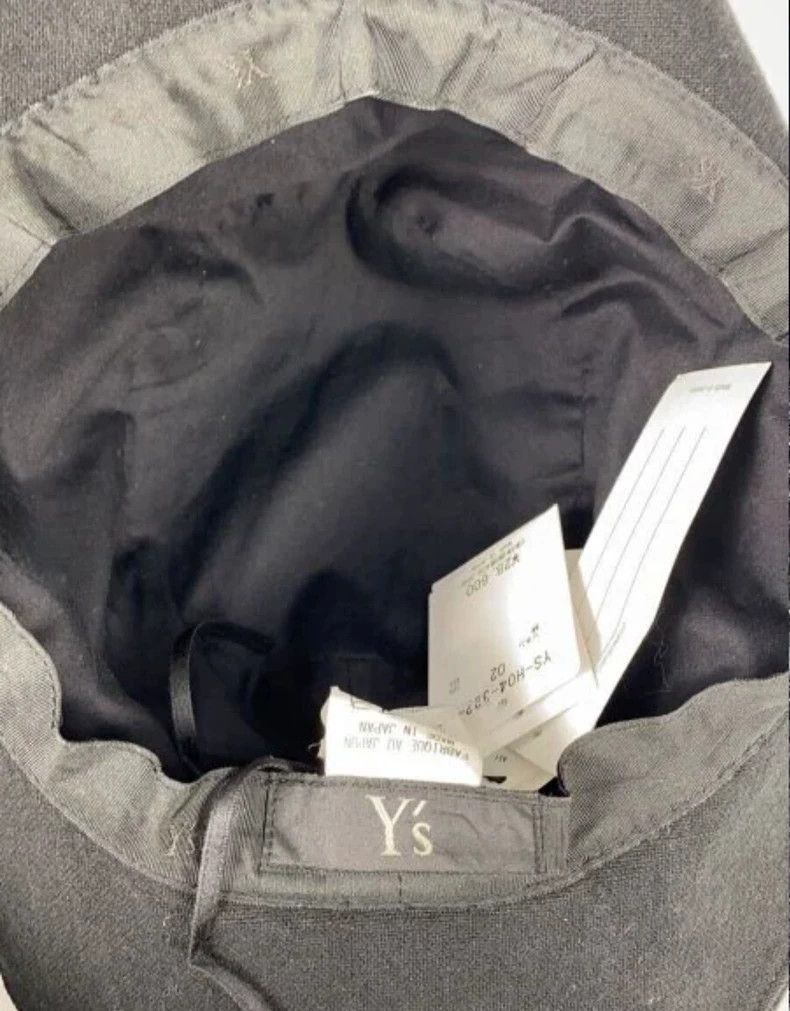 Y's Y's Black linen hat Size ONE SIZE - 4 Thumbnail