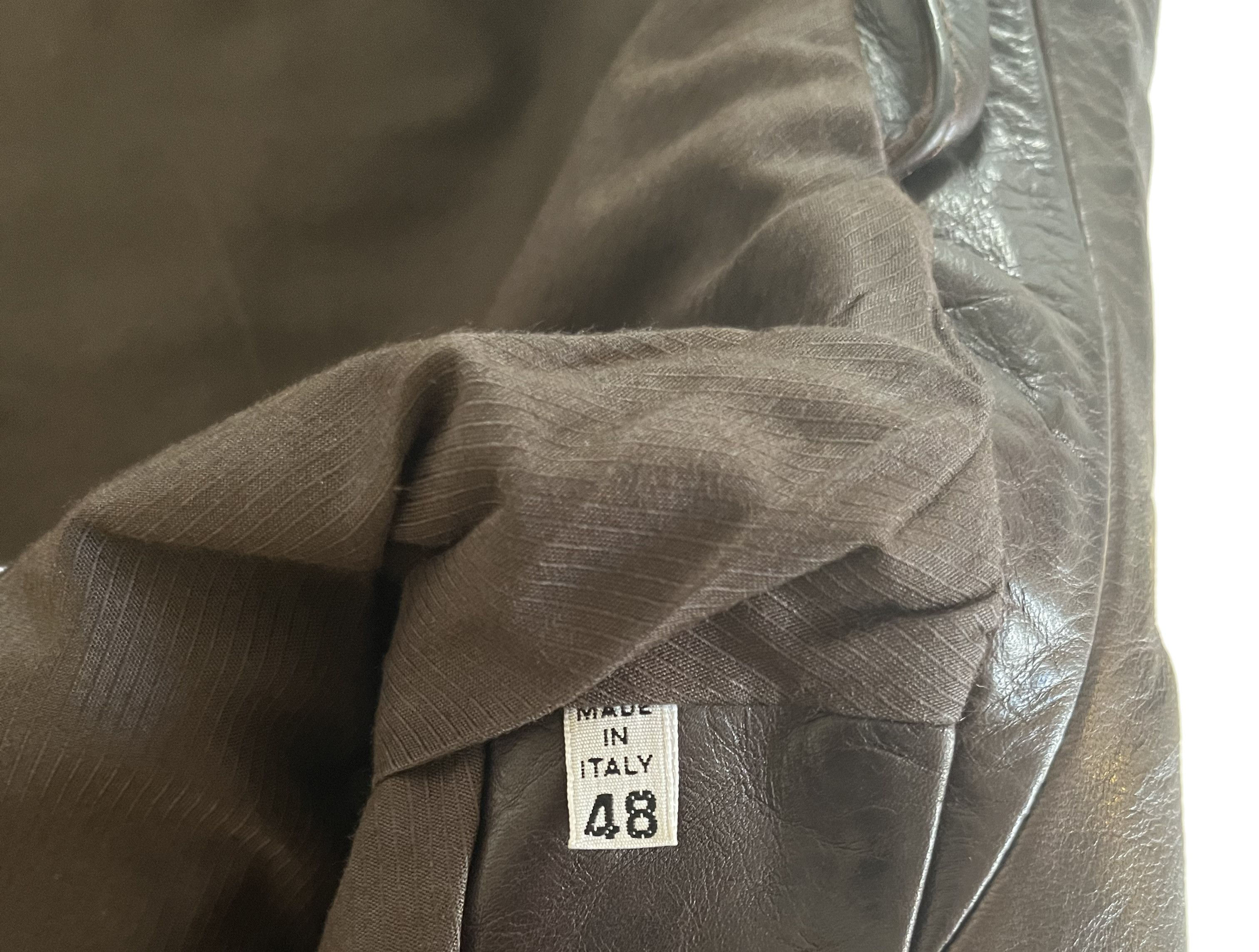 Maison Margiela Martin Margiela vintage runway leather jacket Size US M / EU 48-50 / 2 - 5 Thumbnail