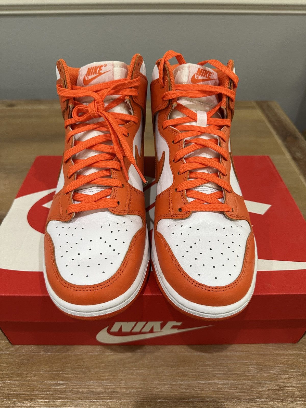 Nike Dunk Hi Retro Syracuse (2021) Size US 9 / EU 42 - 5 Thumbnail