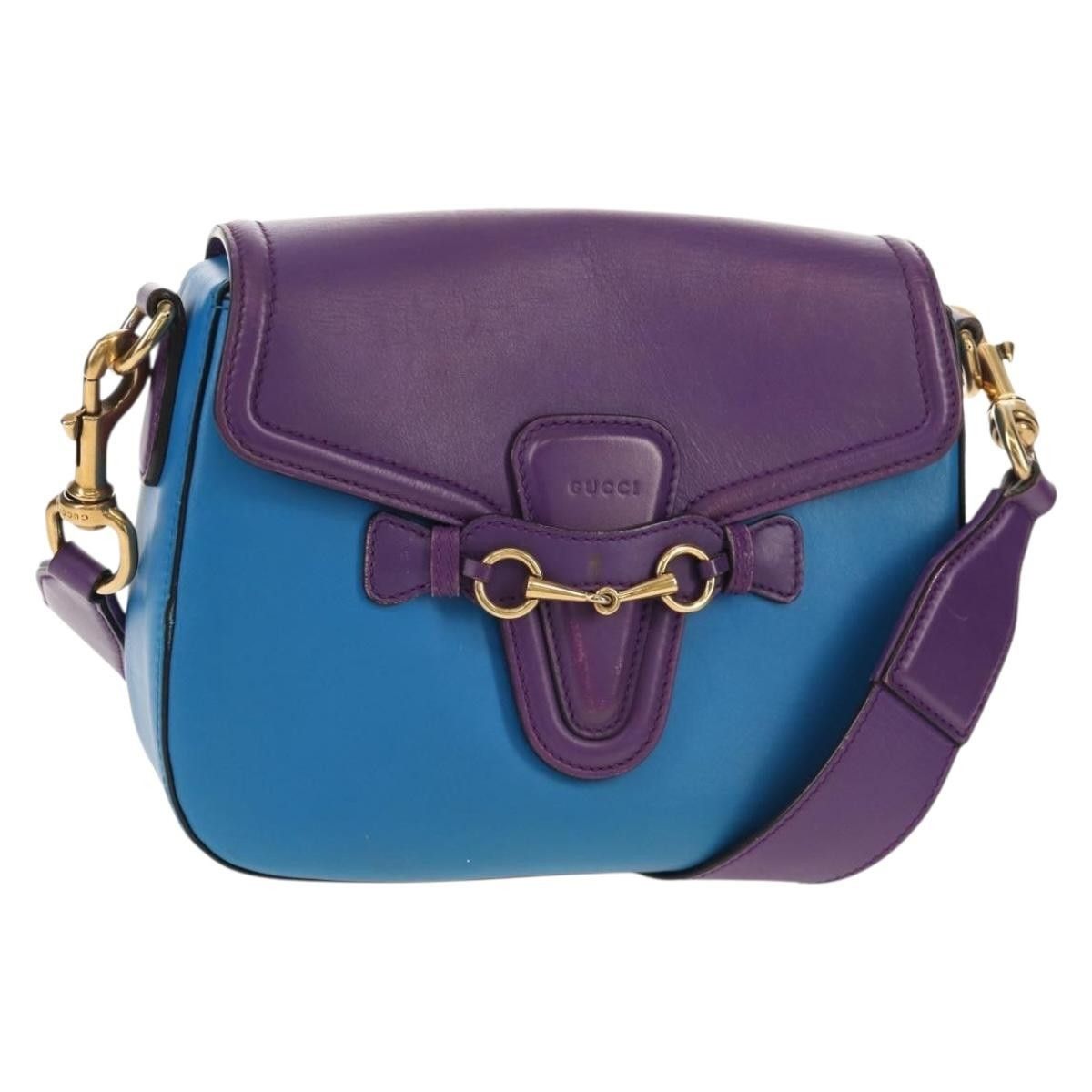 Gucci Gucci Lady Web Shoulder Bag Leather Size ONE SIZE - 1 Thumbnail