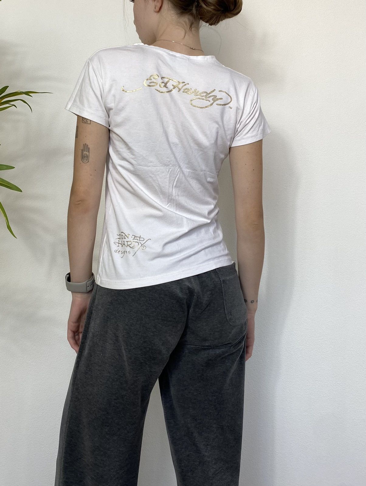 Ed Hardy VINTAGE ED HARDY BY CHRISTIAN AUDIGIER TEE Size L / US 10 / IT 46 - 3 Thumbnail