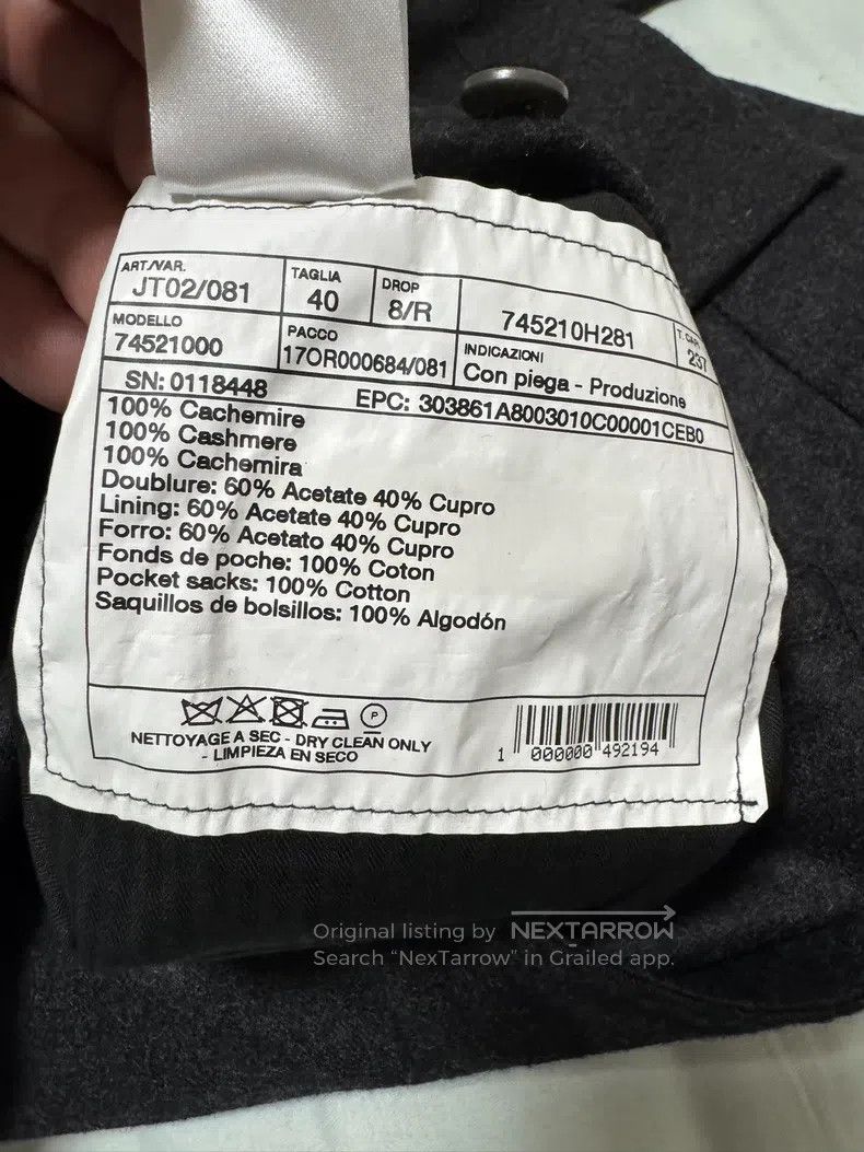 Hermes Hermes Goat Cashmere Leisure Pants, 100% goat cashmere Size US 40 / EU 56 - 8 Thumbnail
