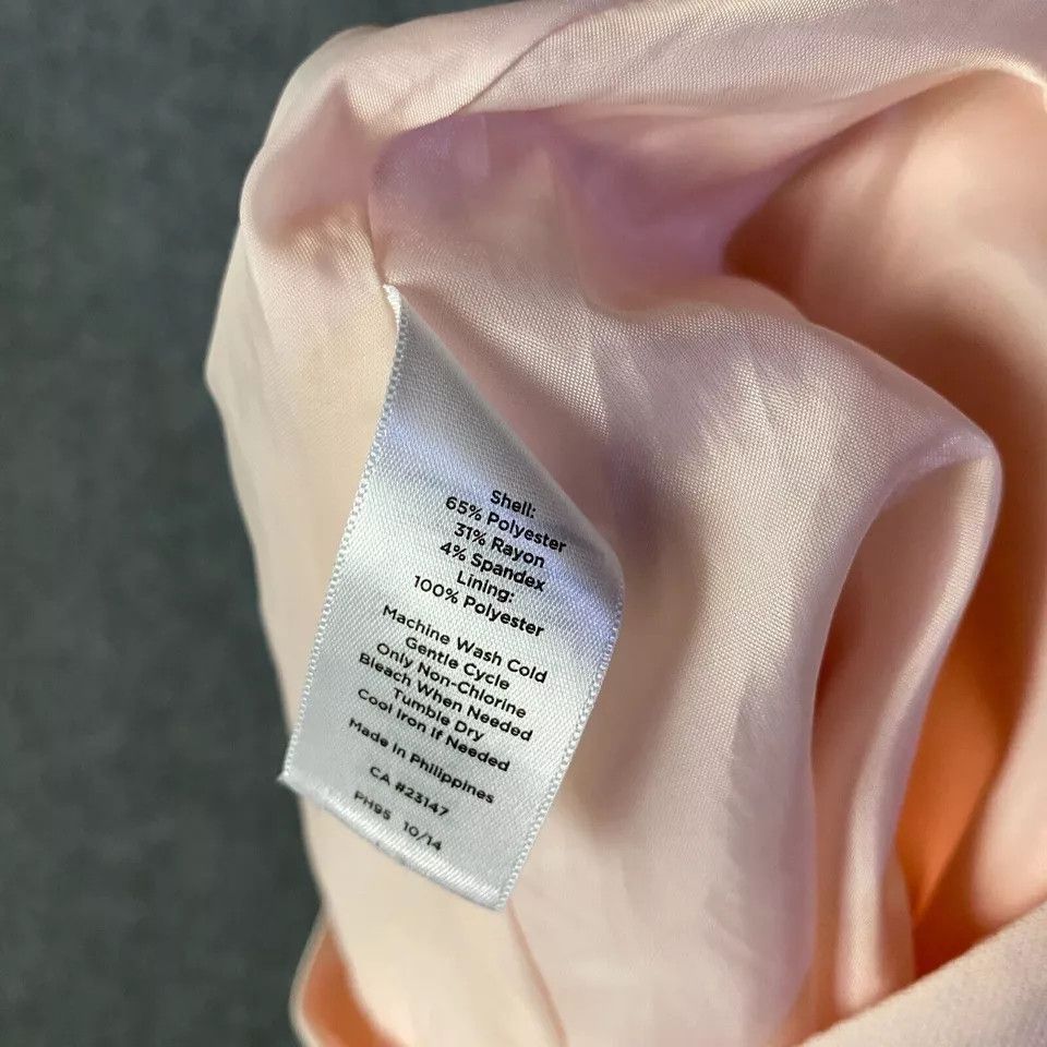 Talbots Talbots Skirt Women's 0P Petites Light Pink A-Line Polyester Size 25" / US 0 / IT 36 - 6 Thumbnail