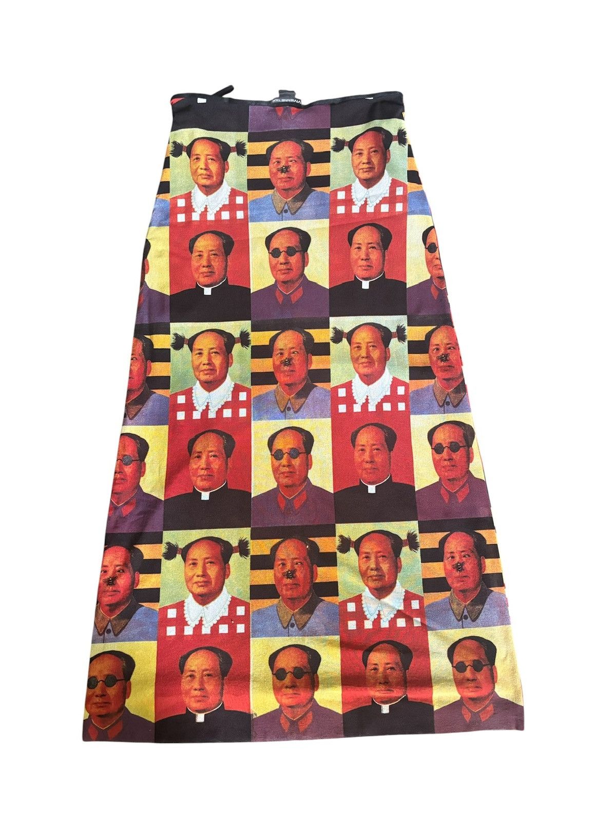 Vivienne Tam Spring 1995 Chairman Mao Skirt Size 33" - 2 Thumbnail