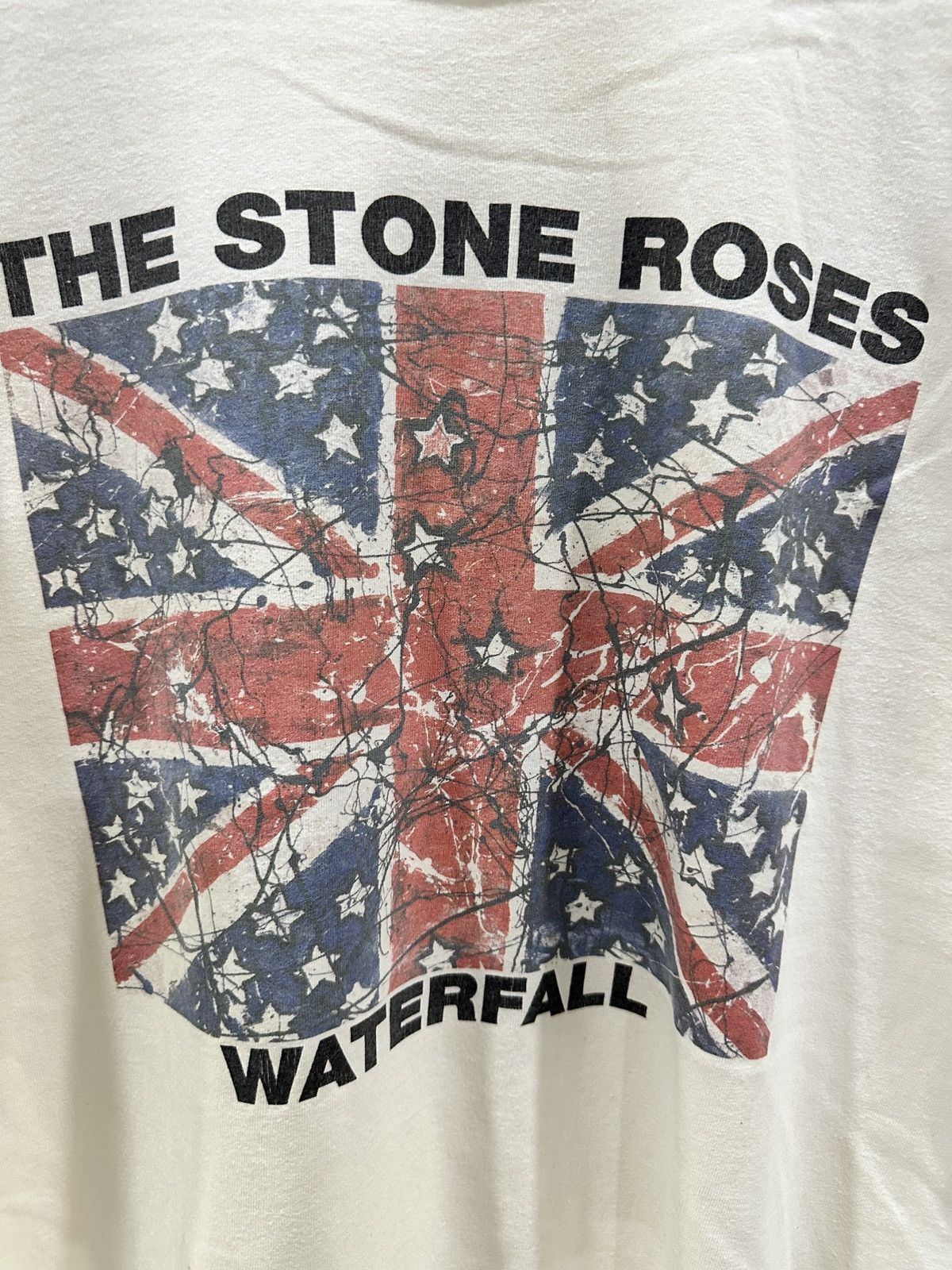 Band Tees × Vintage vintage 90s THE STONE ROSES waterfall single promo t-shirts Size US XL / EU 56 / 4 - 3 Thumbnail