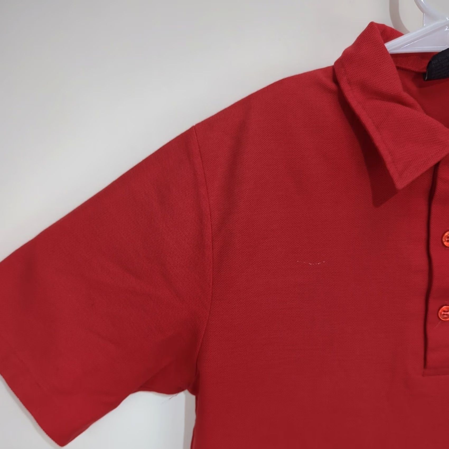 Jantzen VINTAGE Jantzen Polo Shirt Short Sleeve Red 100% Cotton Edelbrock Performance Embroidered Logo Men Small Size US S / EU 44-46 / 1 - 3 Thumbnail