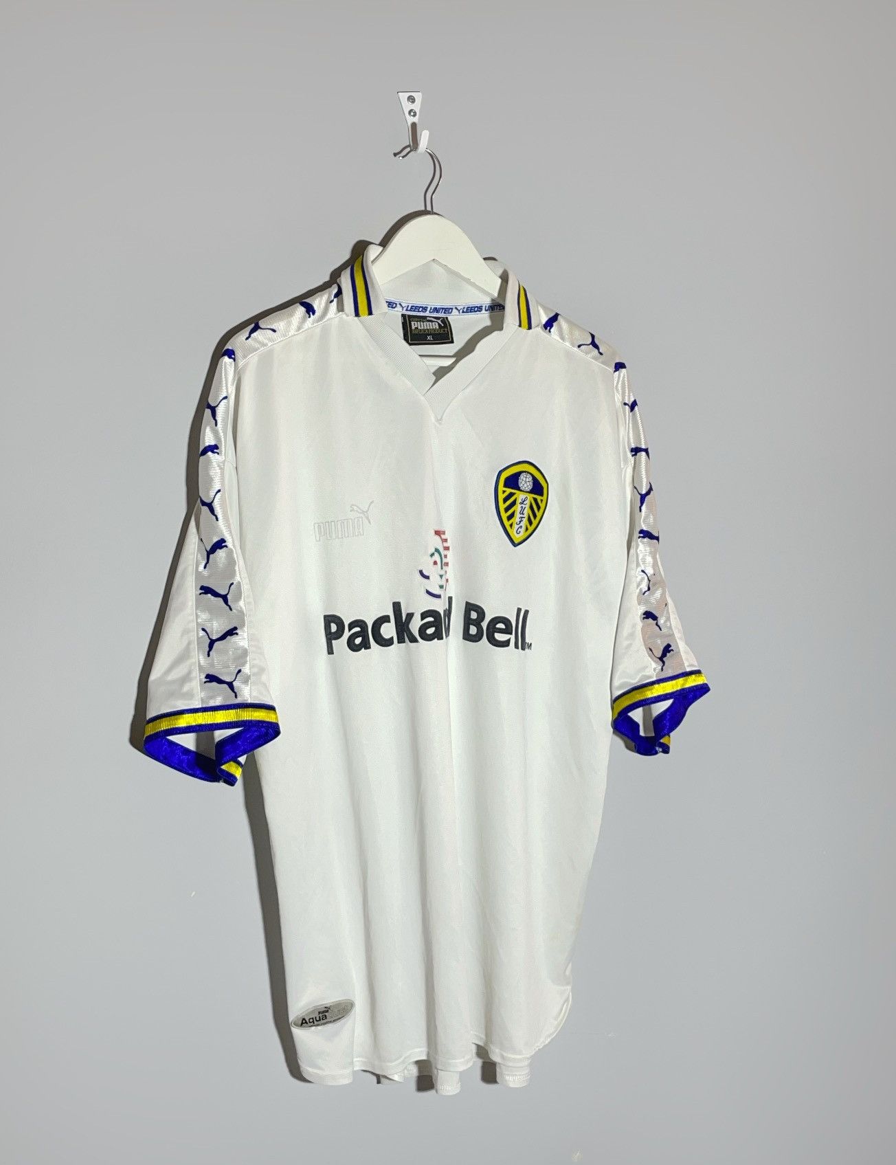 Puma Leeds United Puma 1998/99 Home Vintage Football Shirt Size US XL / EU 56 / 4 - 2 Thumbnail