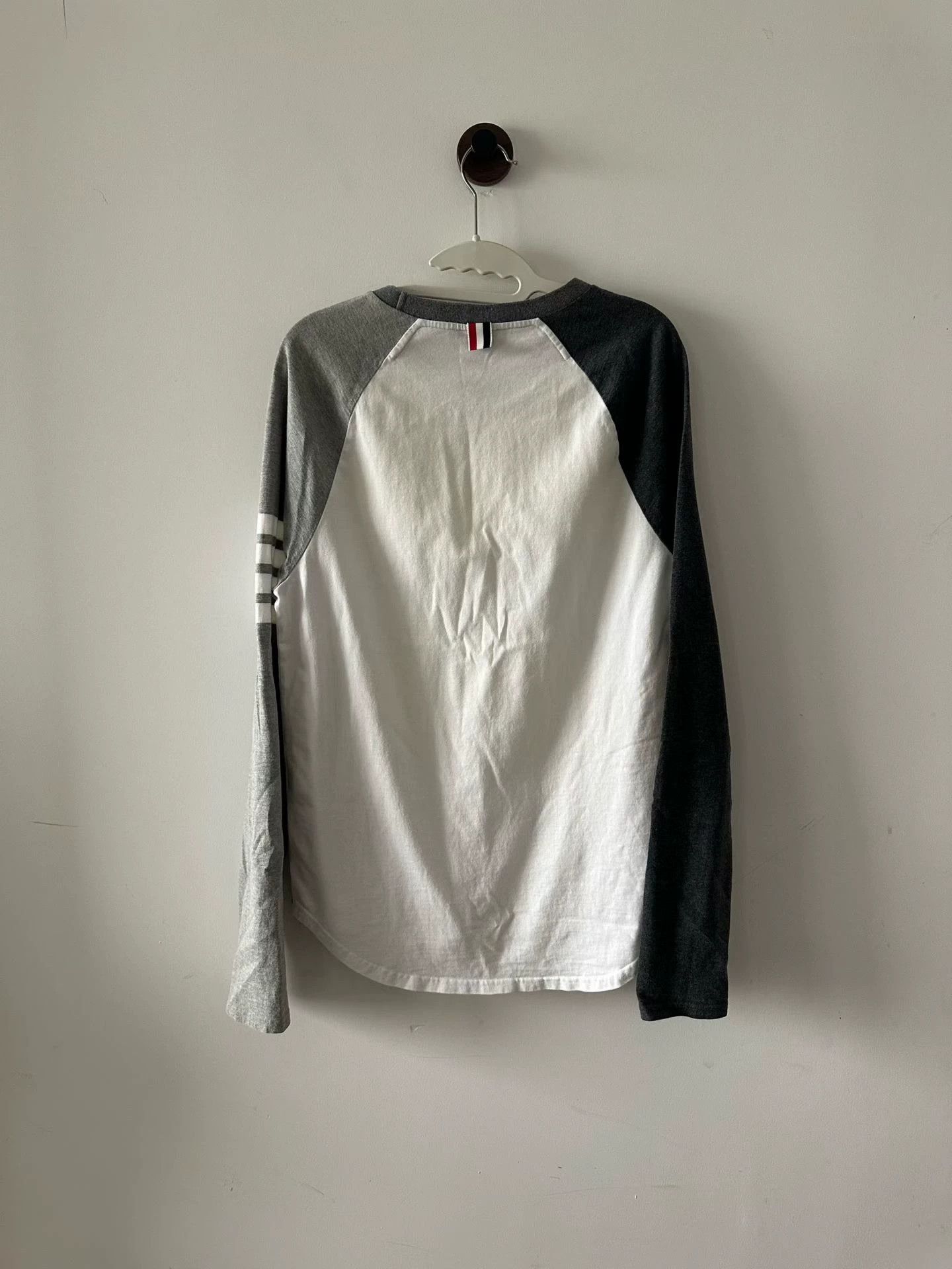 Thom Browne Thom Browne color blocked long sleeve shirt size 3 Size US L / EU 52-54 / 3 - 2 Thumbnail