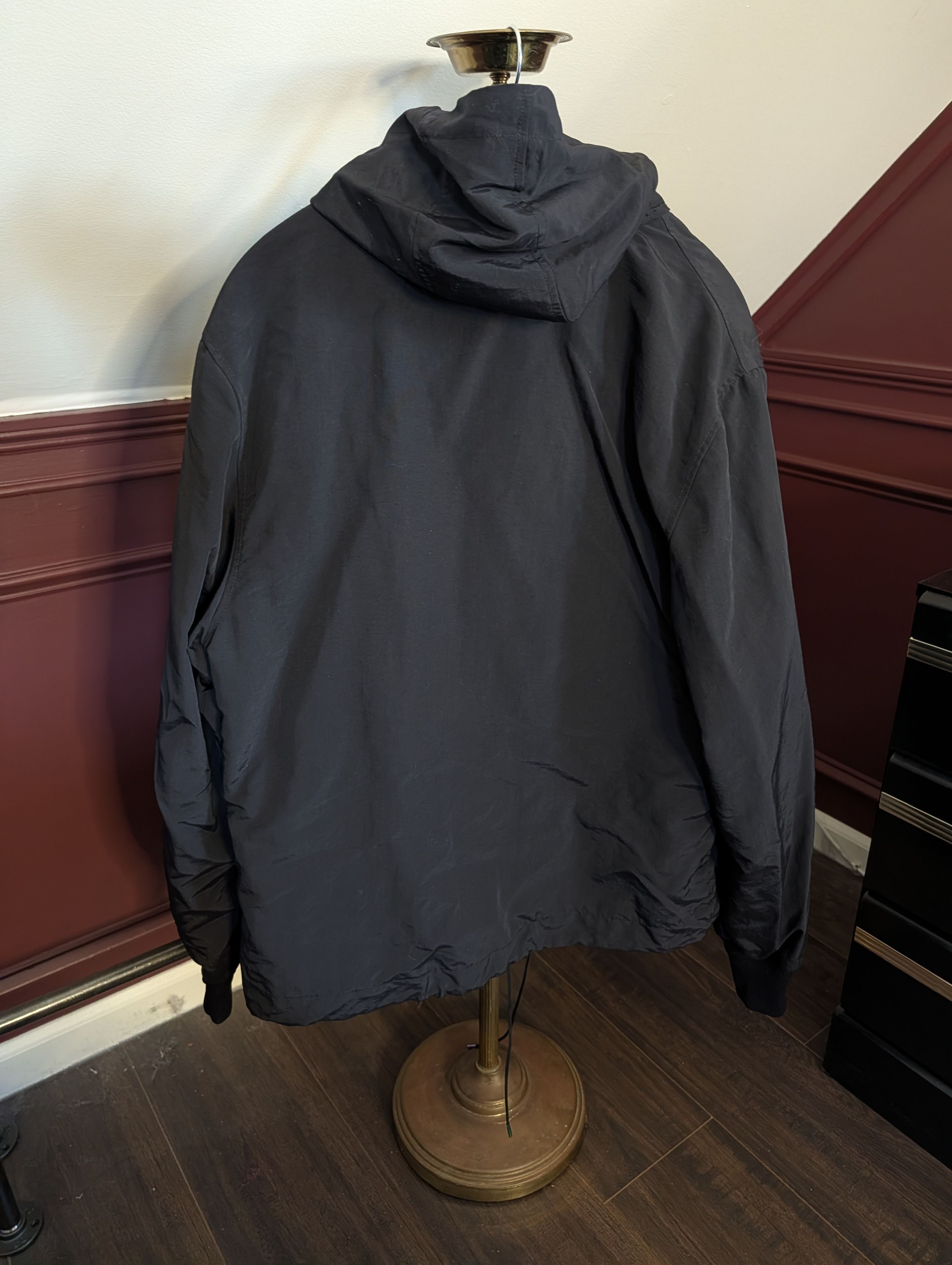 Bossi Sportswear Black Zip-Up Cargo Packable Hood Coat / Jacket Med. Size US M / EU 48-50 / 2 - 9 Thumbnail
