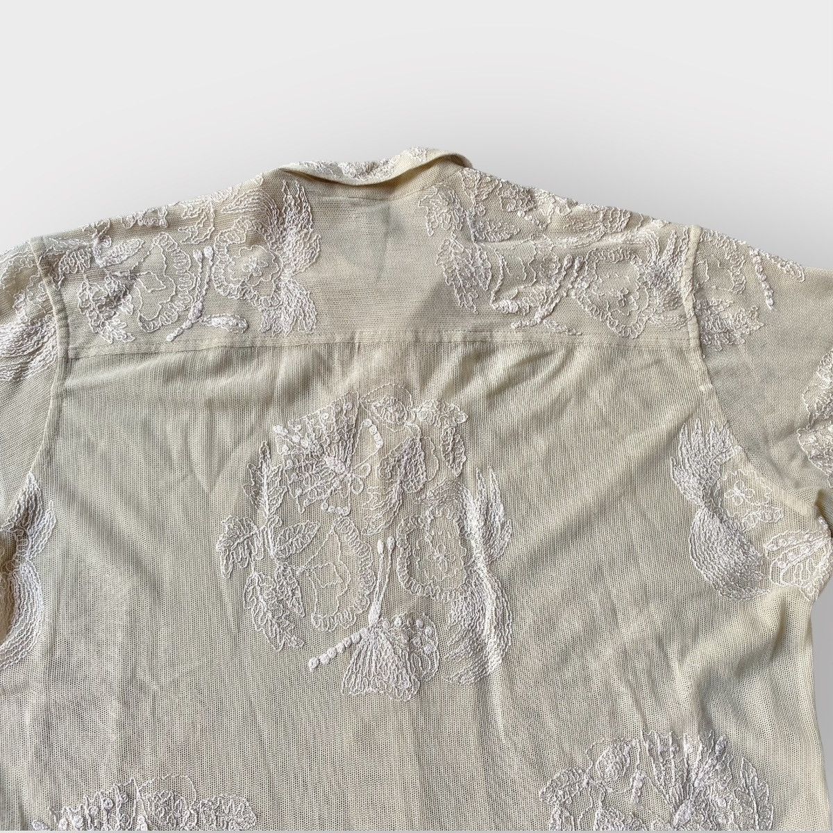 Bode Bode Moth Veil embroidered Mesh shirt Size US M / EU 48-50 / 2 - 11 Thumbnail