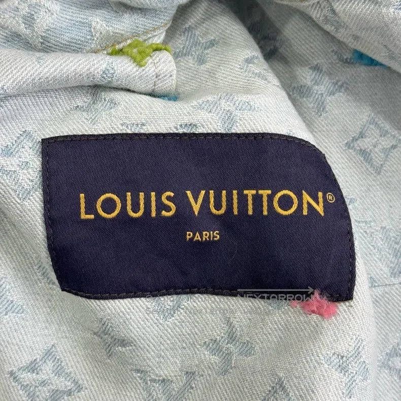 Louis Vuitton Louis Vuitton Tyler Pfeiffer Light Blue Full Print Denim J Size US L / EU 52-54 / 3 - 4 Thumbnail