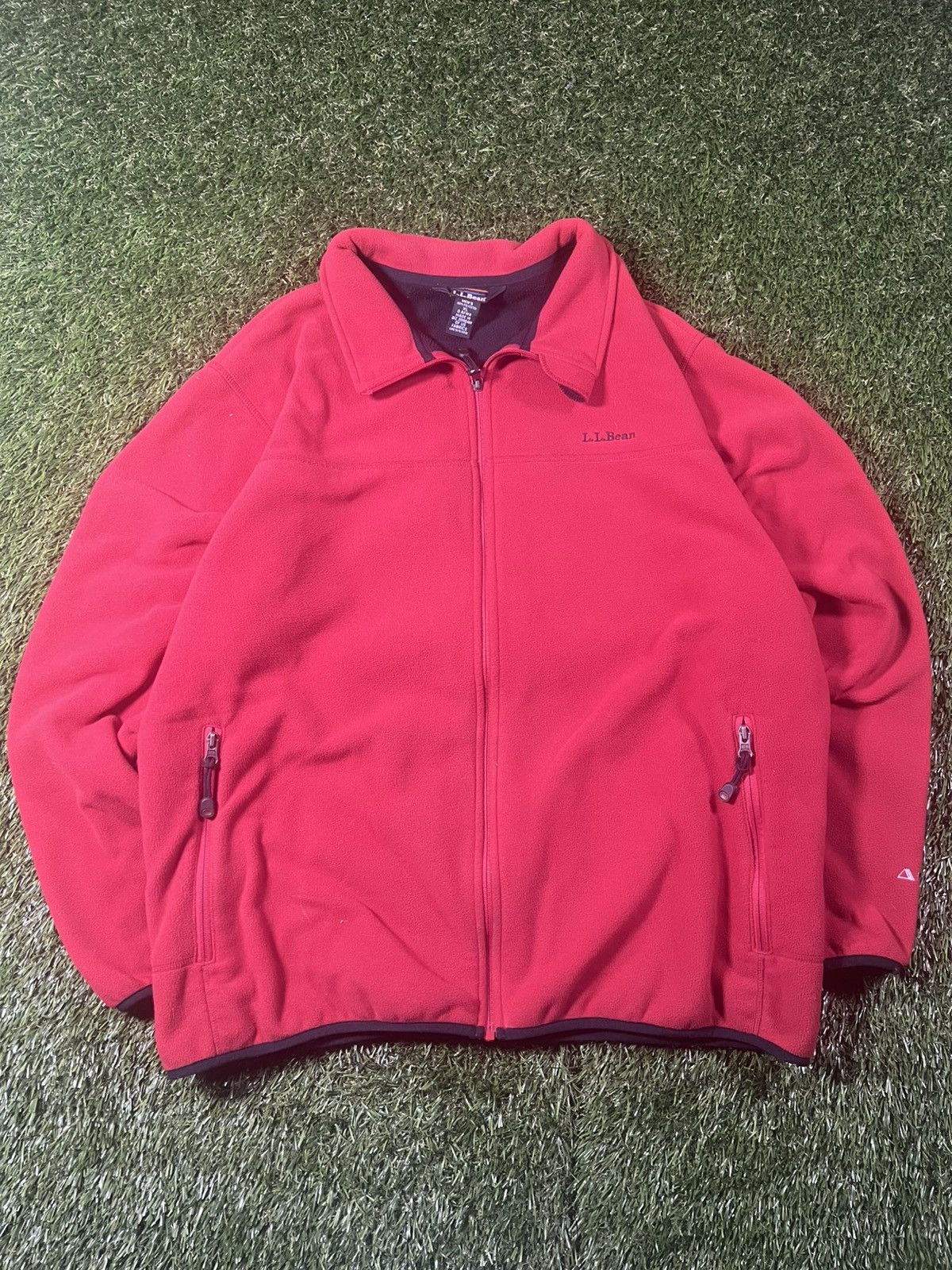 Vintage Vintage 90s Fall LL Bean Boxy Fleece Pullover Jacket Size US XL / EU 56 / 4 - 1 Thumbnail